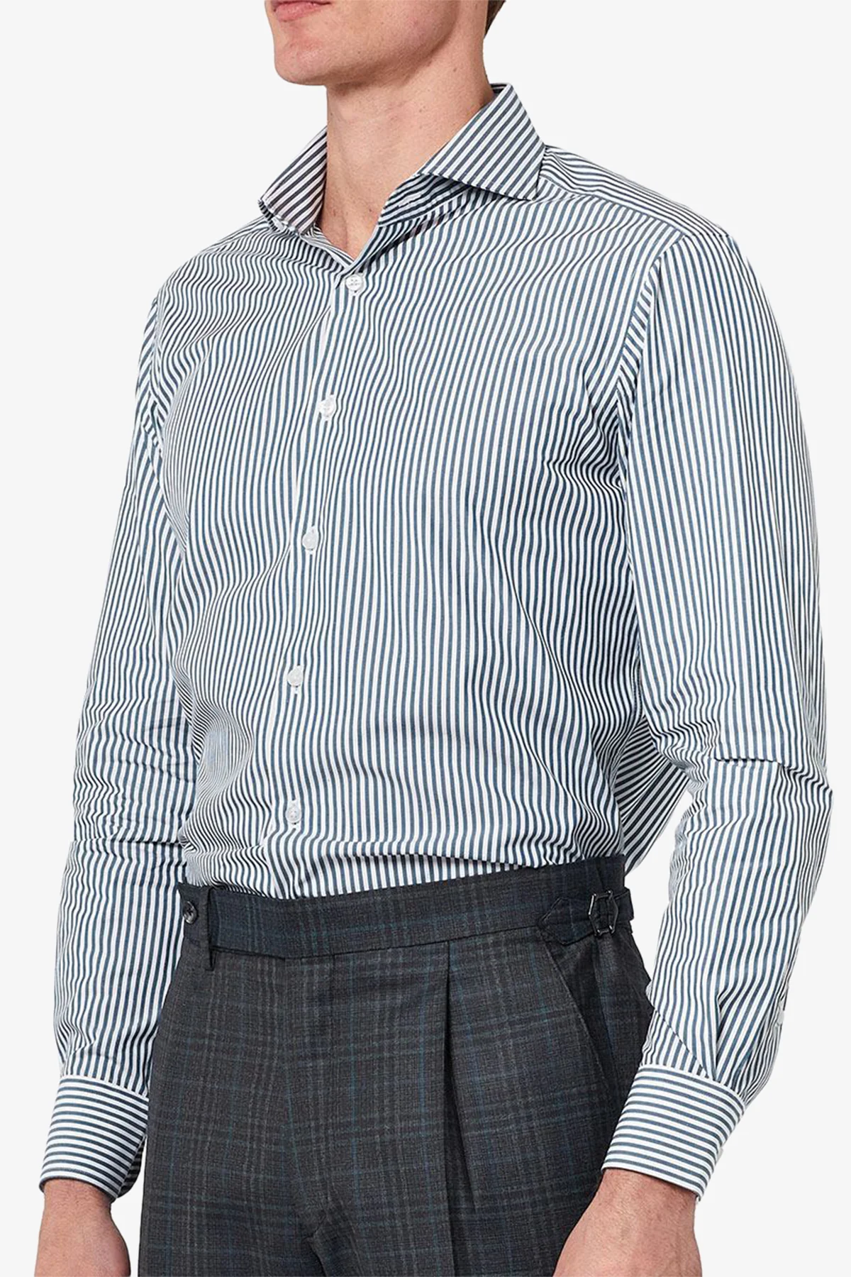 Alton - Green Business shirt - Image 4