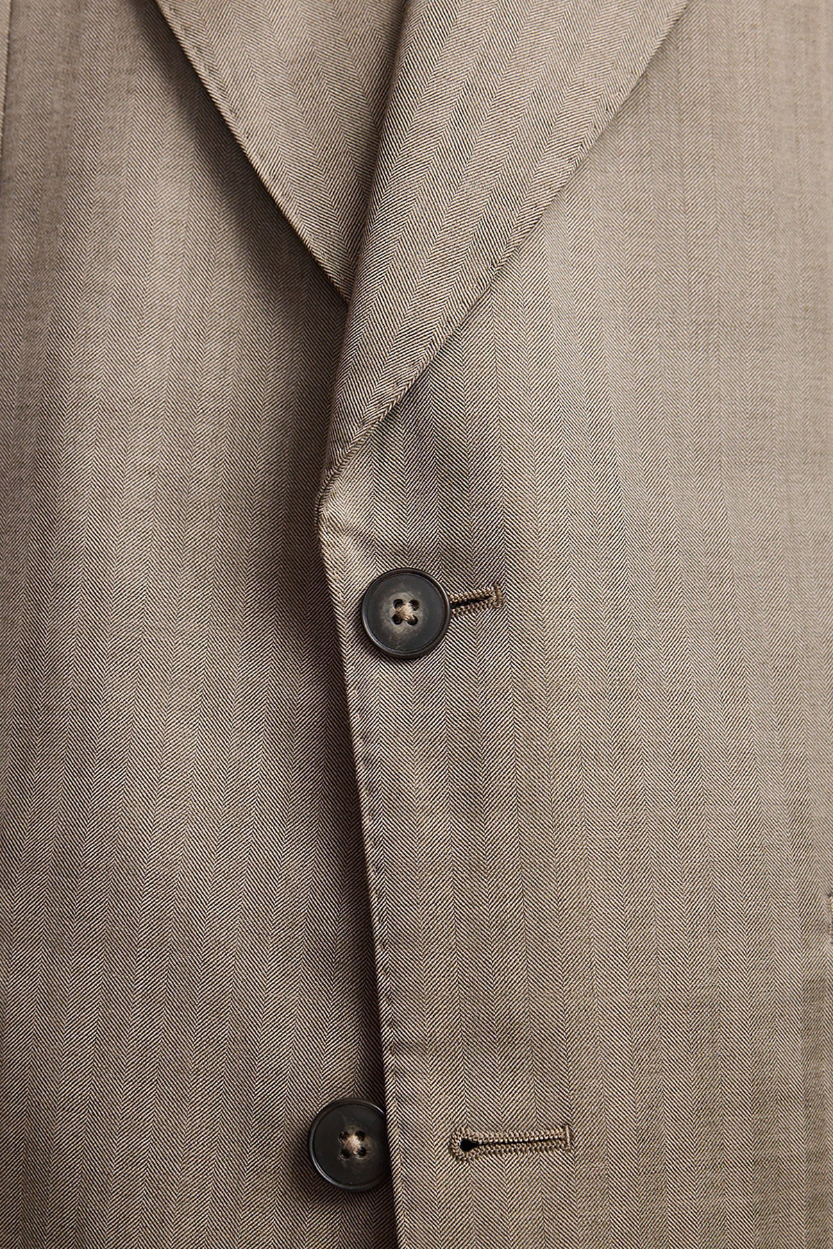 Andre Super 130's tobacco herringbone - Image 7