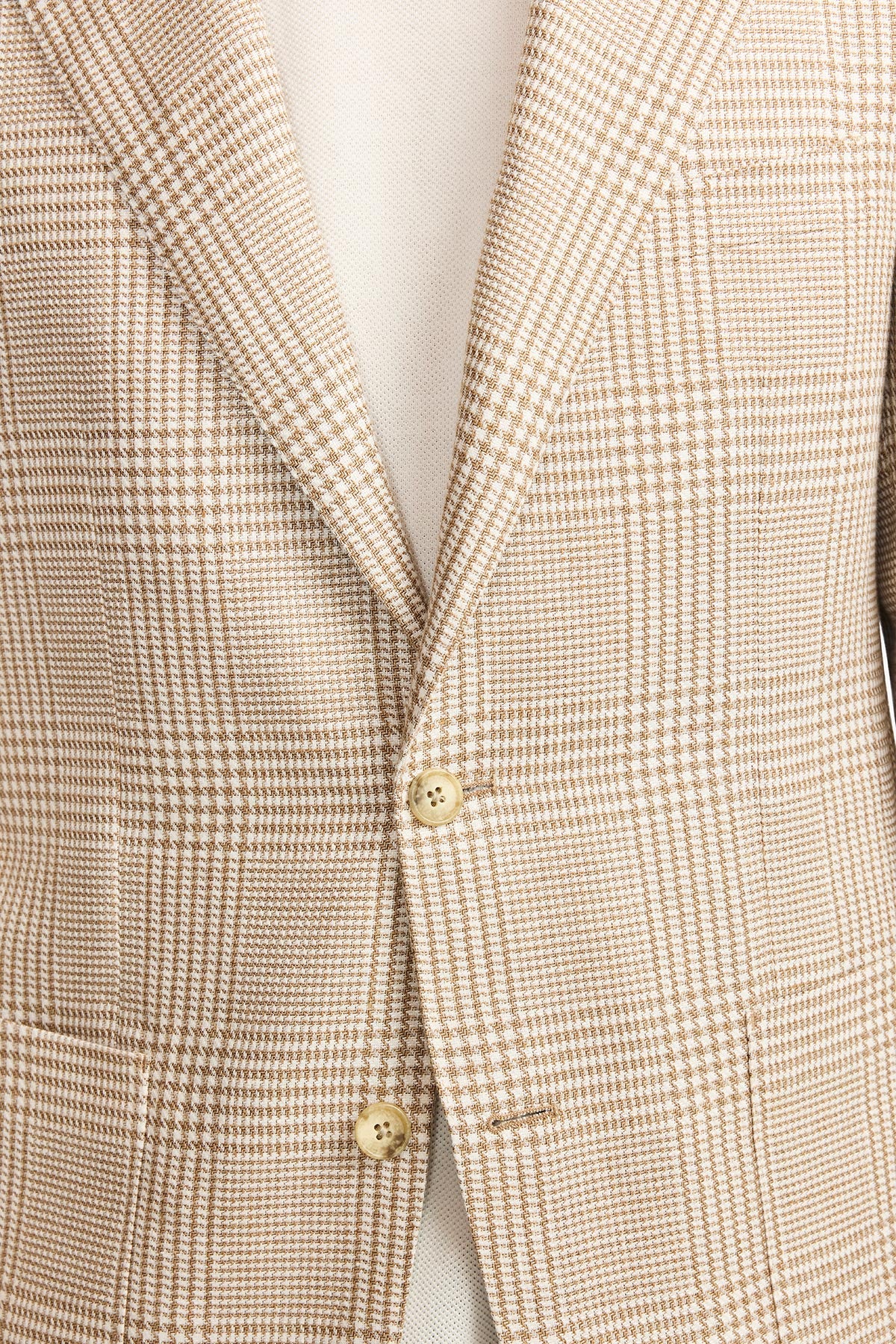 Archer blazer -Wool/linen brown heritage check - Image 10