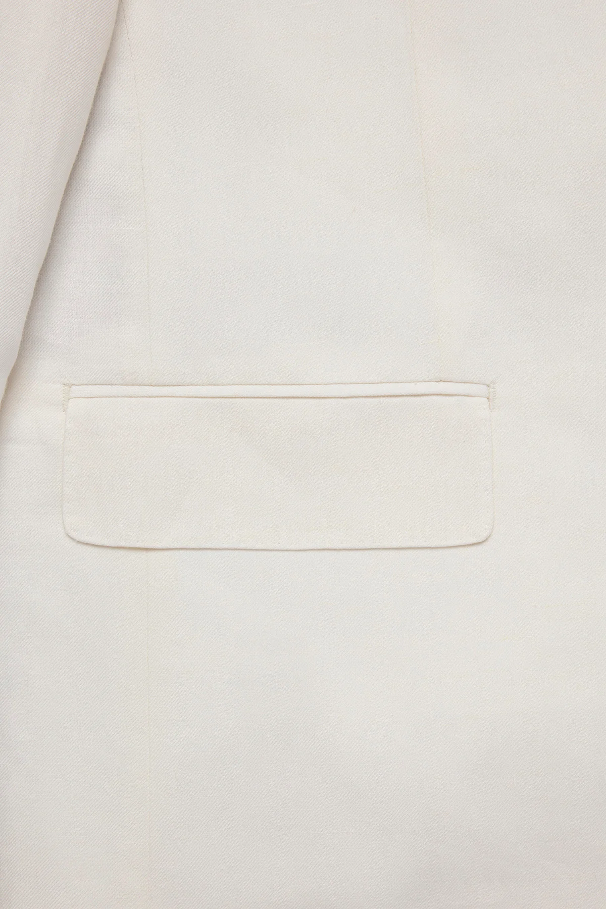 Arlo blazer - Linen/cotton in Soft ivory - Image 6