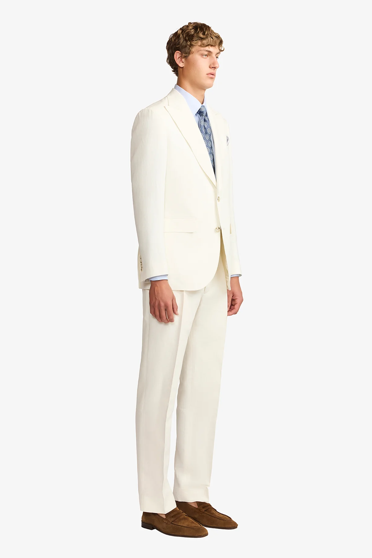 Arlo blazer - Linen/cotton in Soft ivory - Image 8