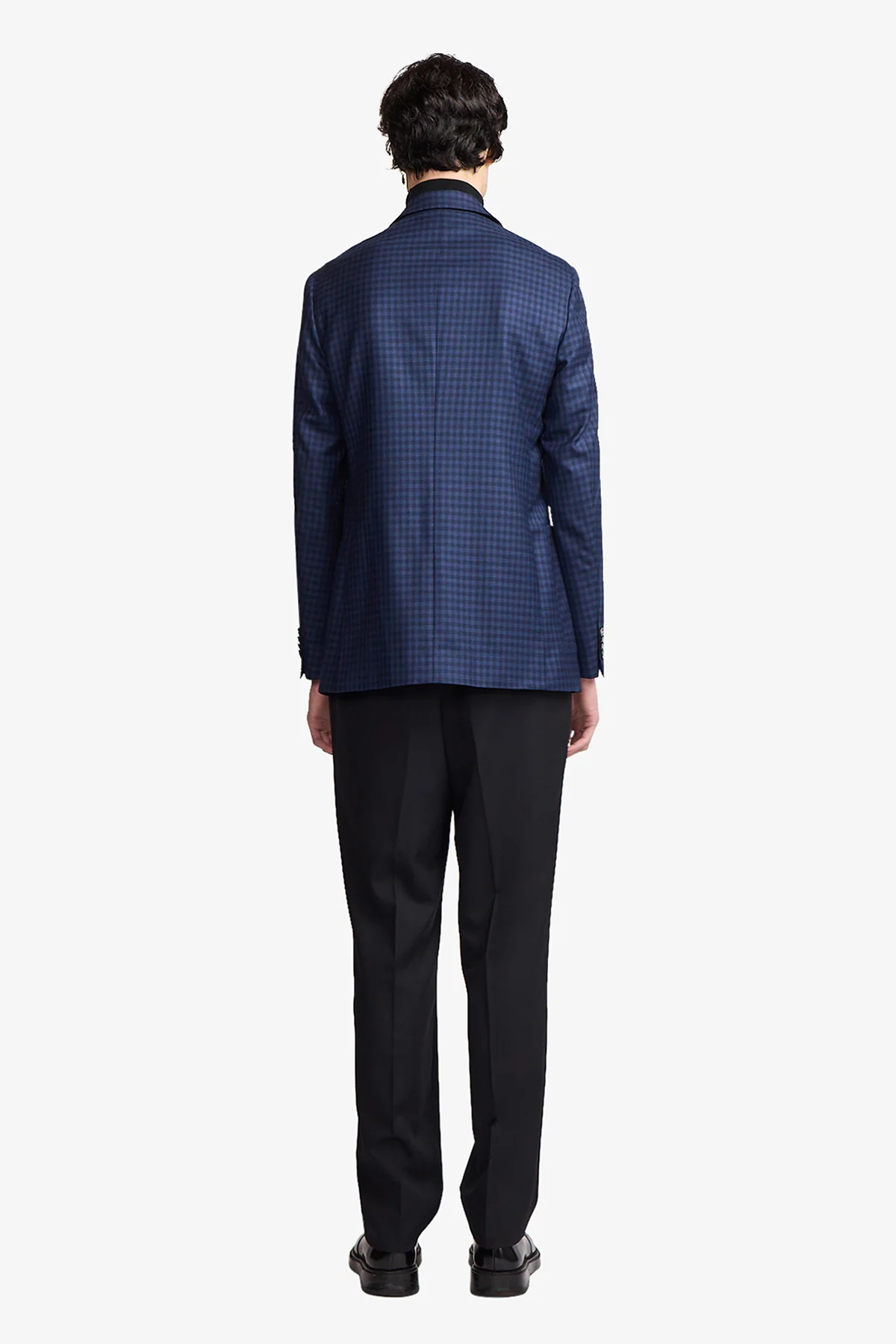 Arthur Super 110's check in blue - Image 9
