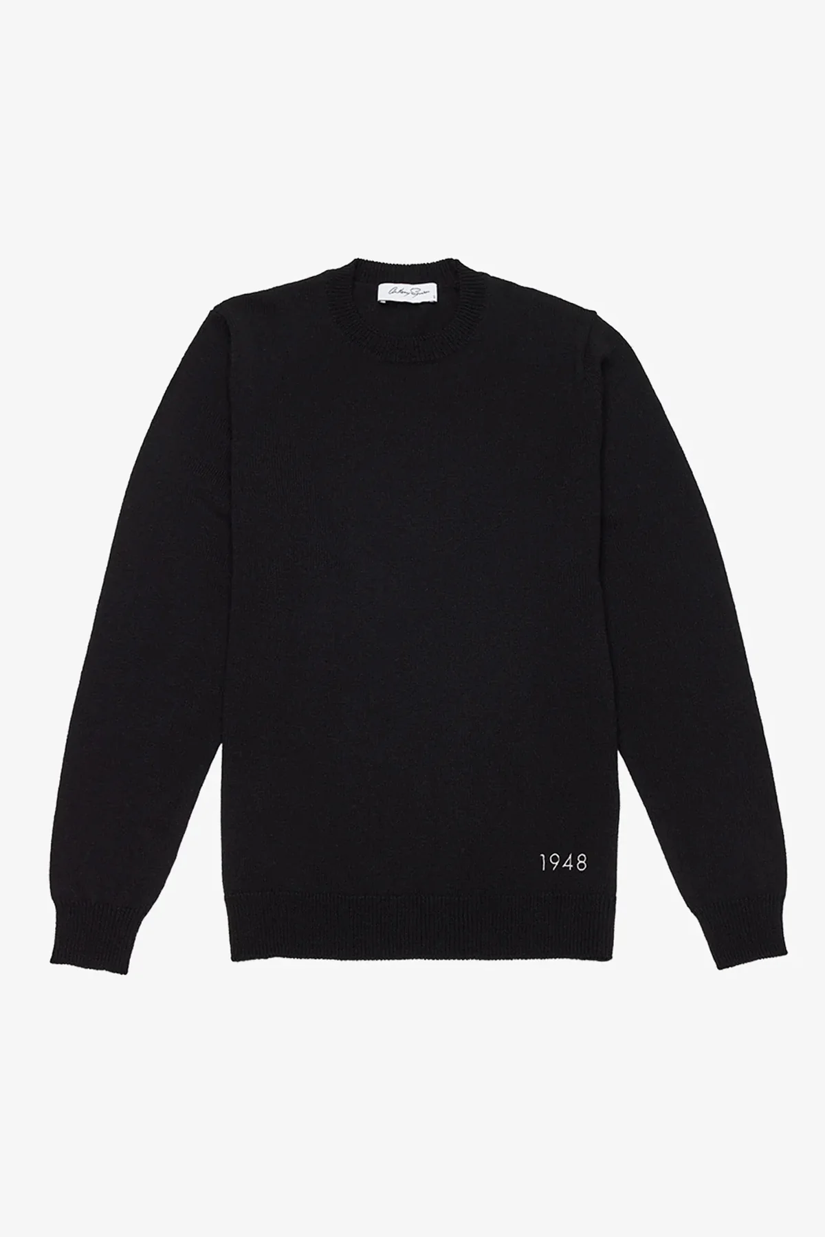 Asher - Black Crewneck Knit
