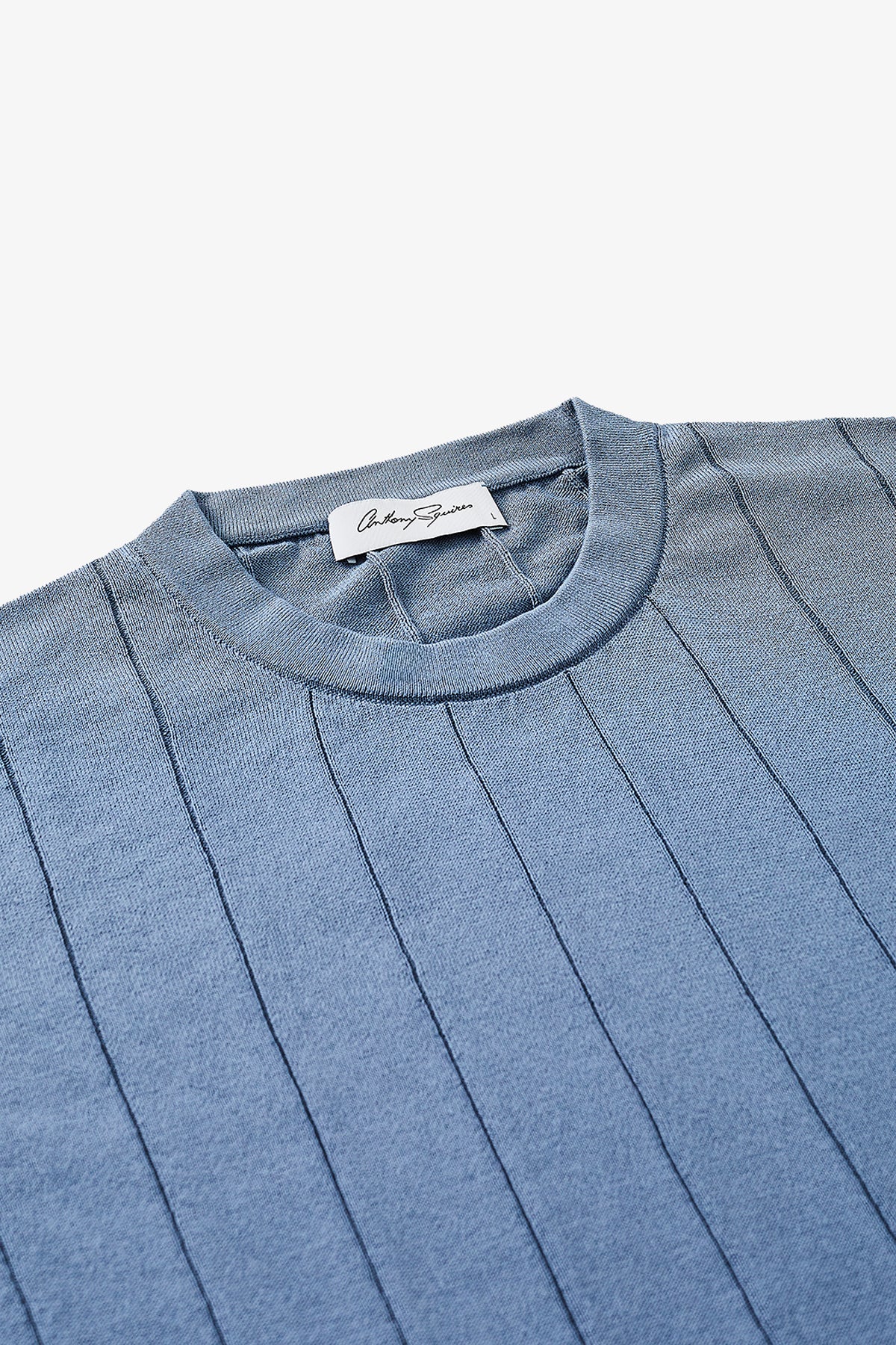 Aviation Knitted Tee - Light Blue - Image 3