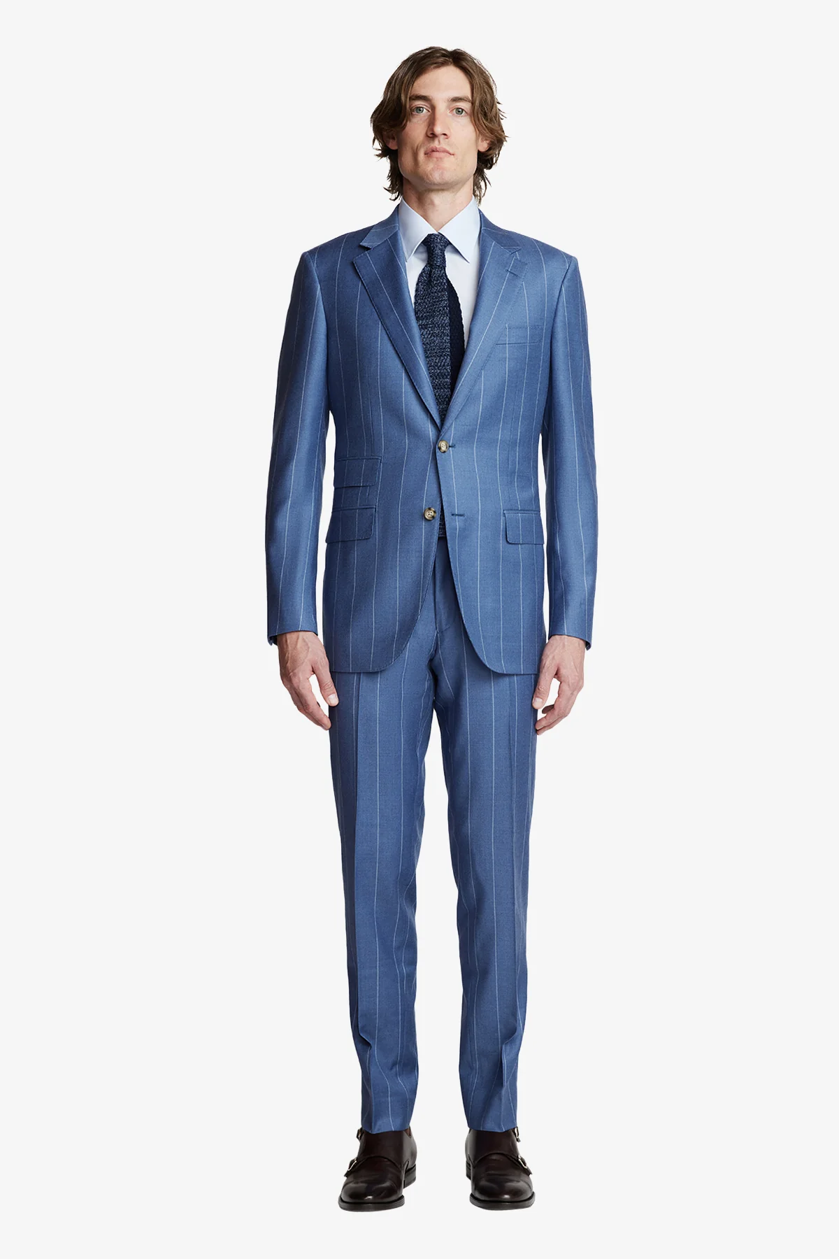 Basso - Blue chalk stripe - Image 2