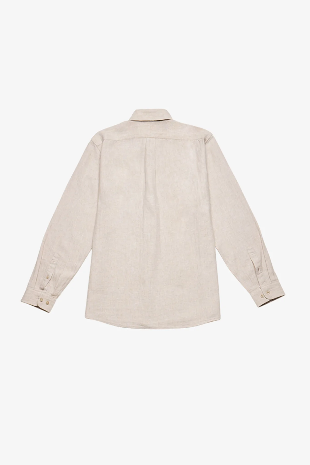 Ben beige herringbone button down - Image 3