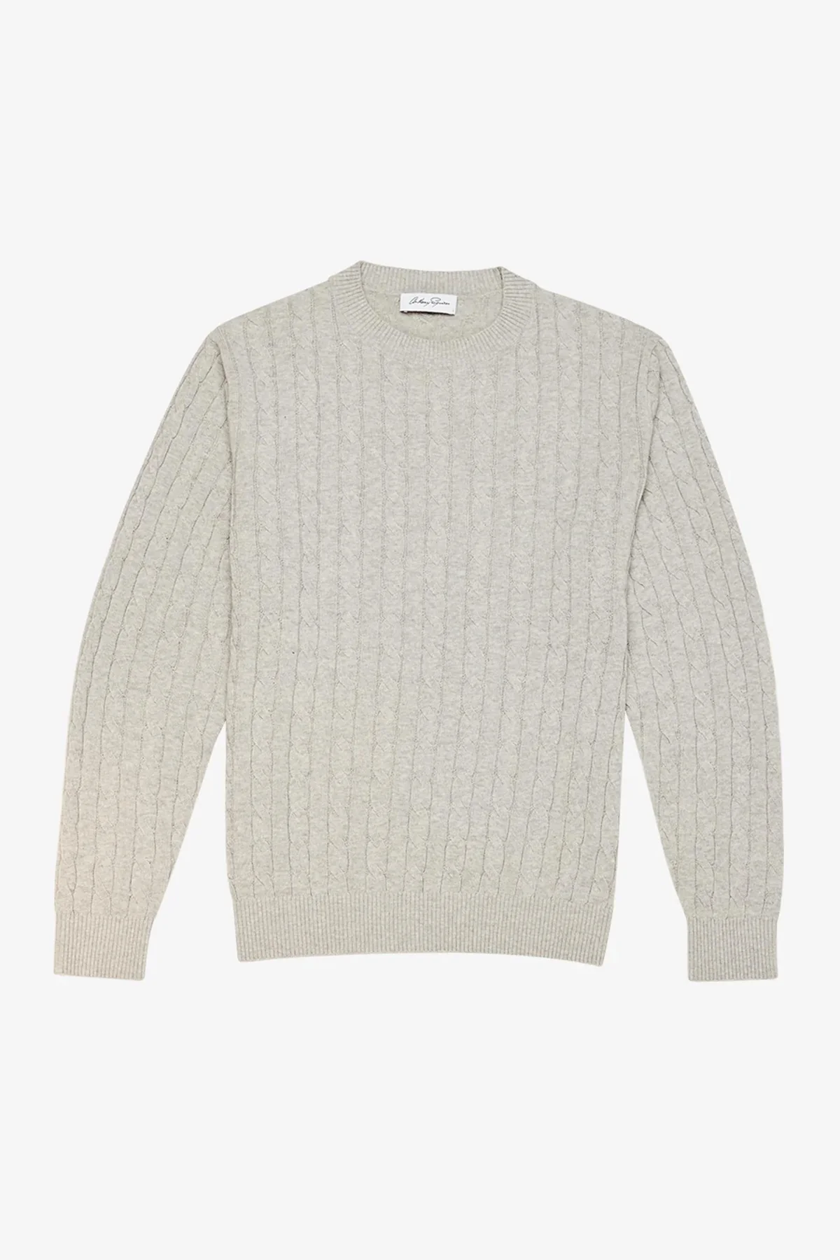 Cable - Light Grey Cable Knit