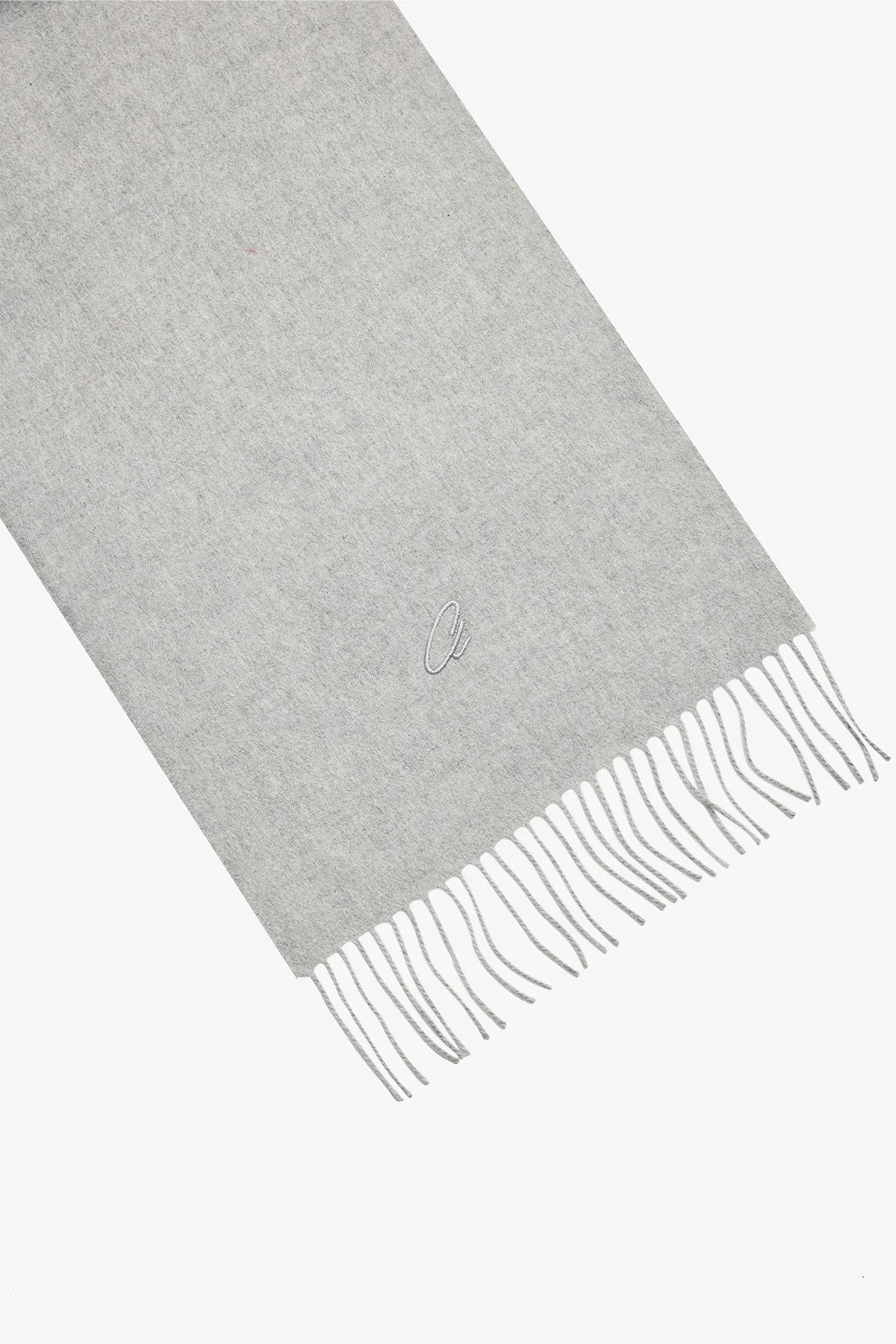 Cashmere Scarf - Light Grey - Image 2