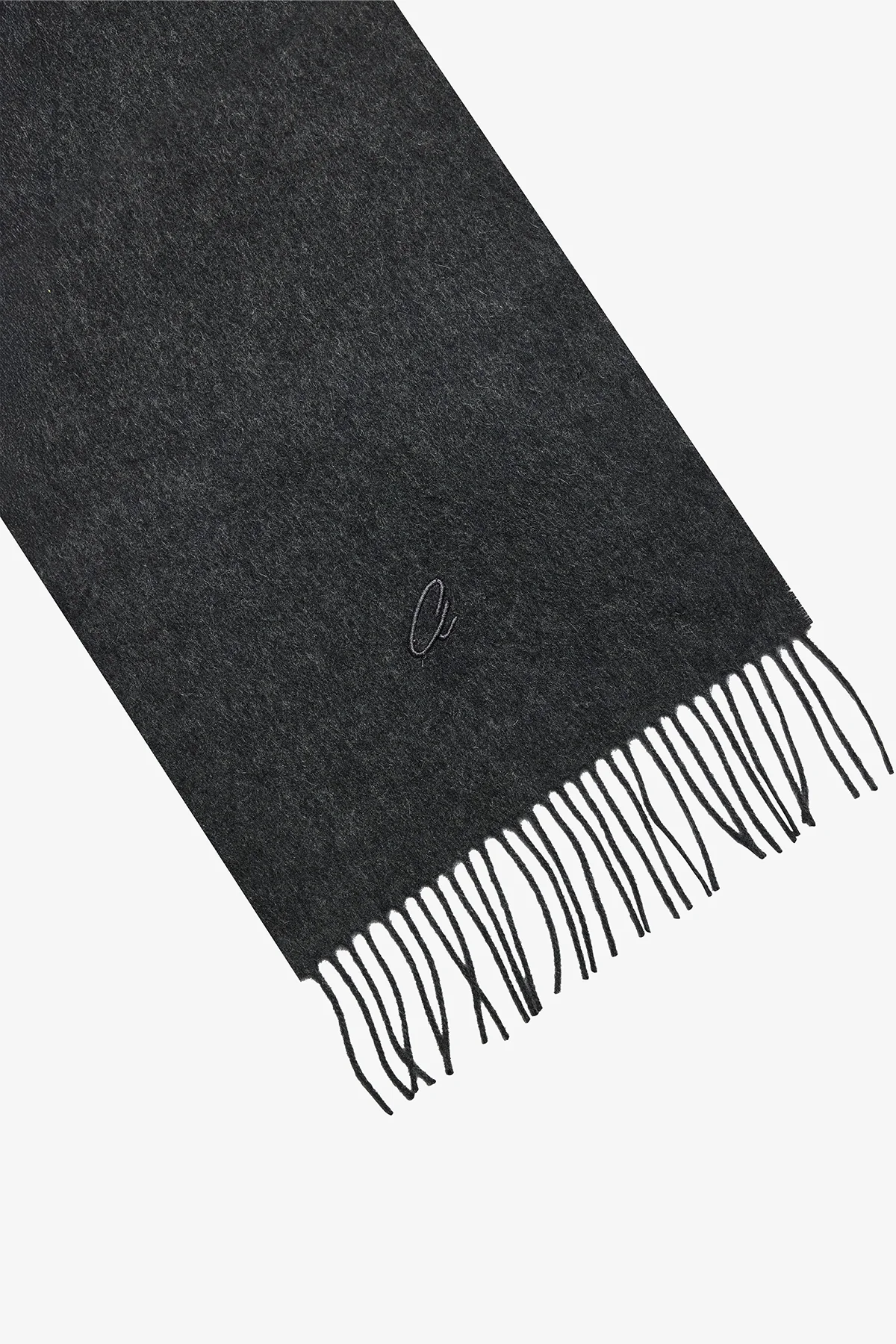 Cashmere Scarf - Mid Grey - Image 2