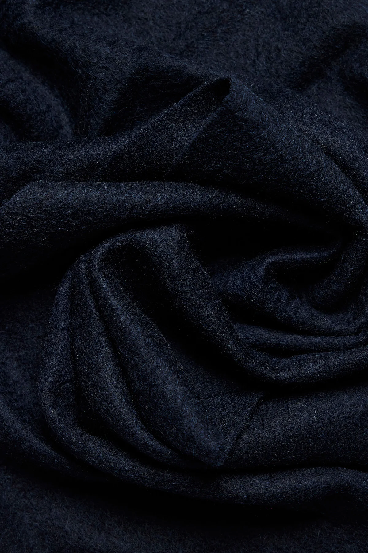 Cashmere Scarf - Navy - Image 3