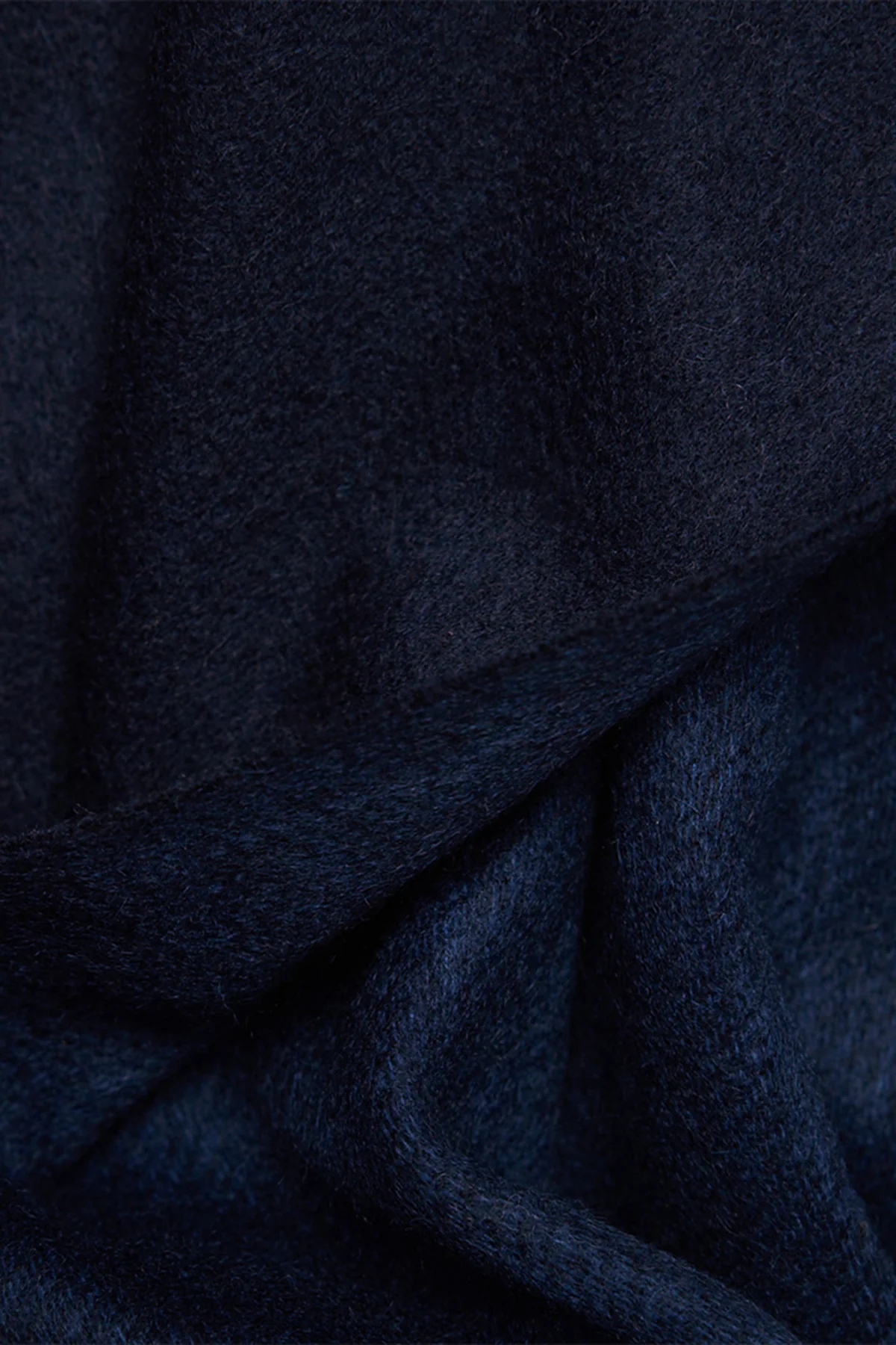 Navy Cashmere Scarf - Image 4
