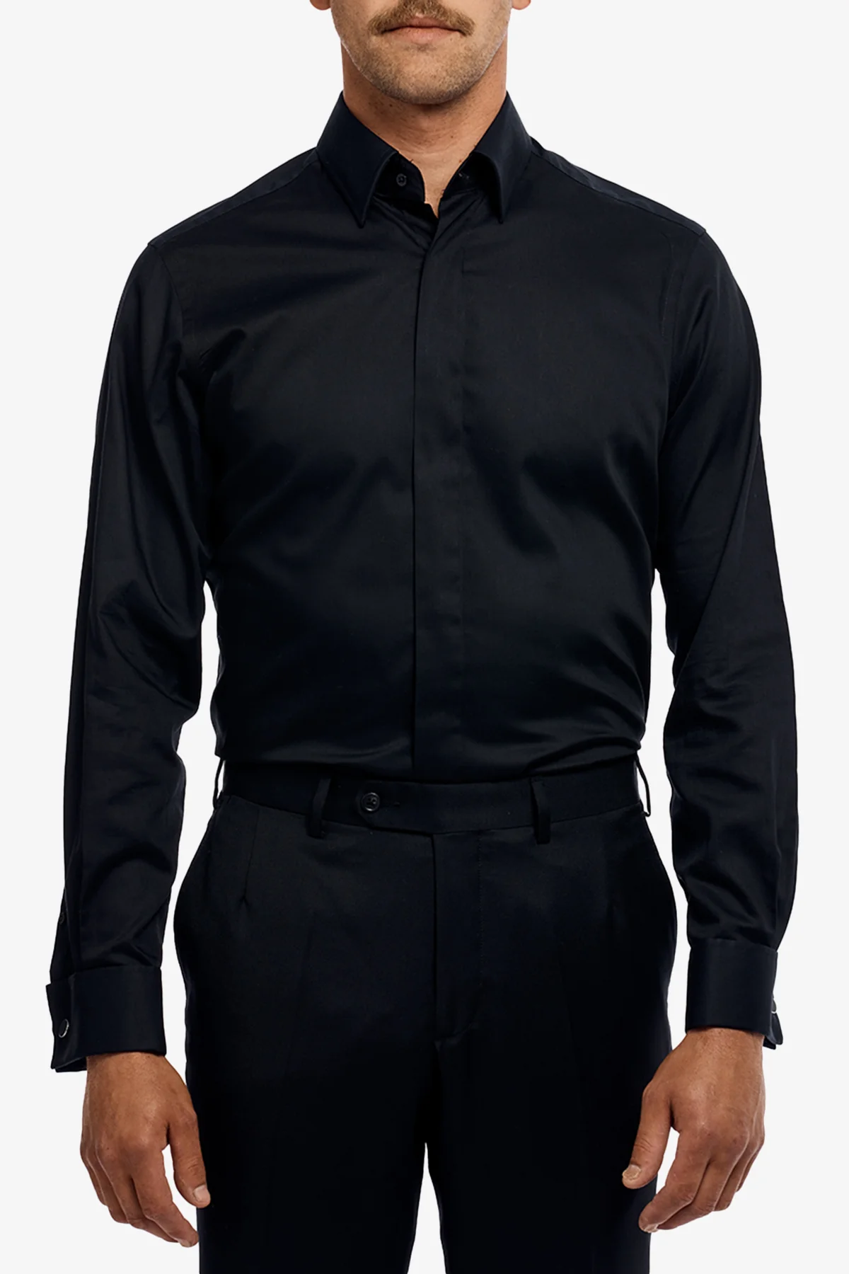 Claude fine black twill - Image 2