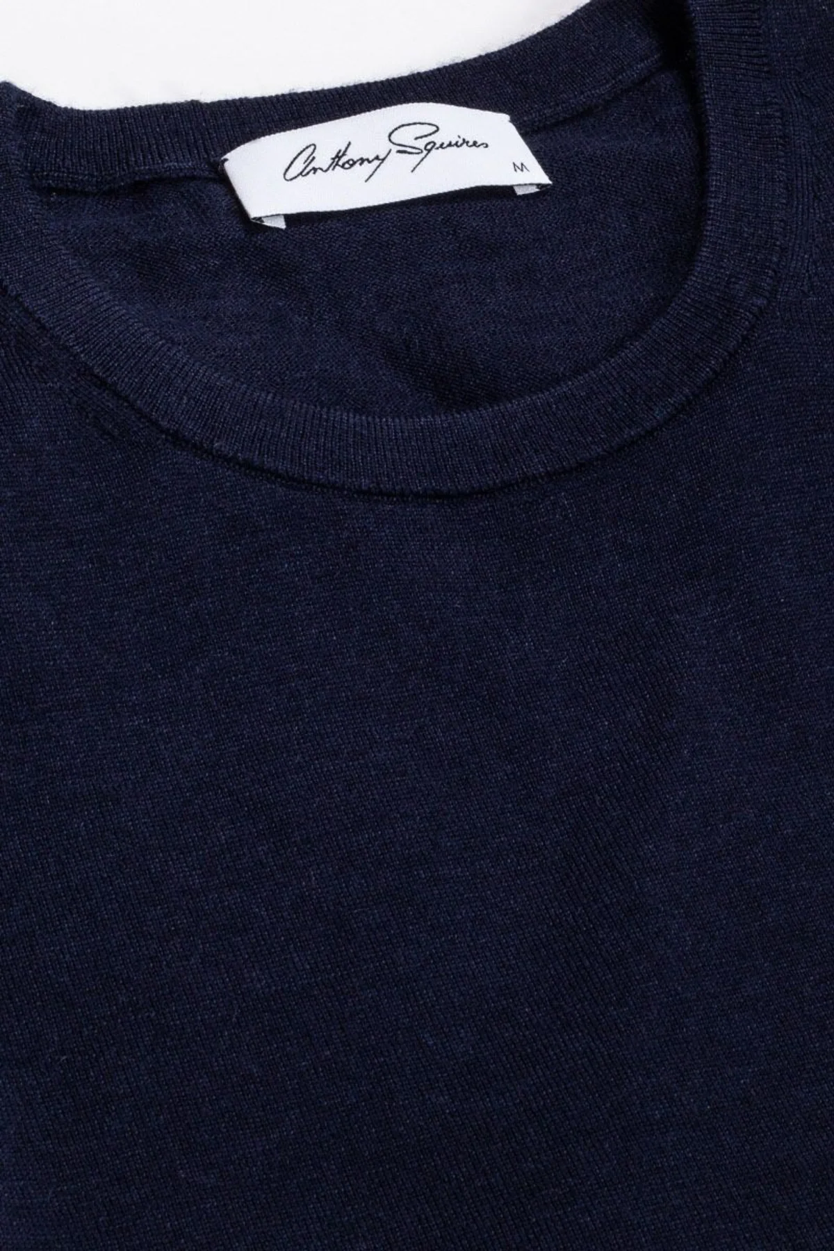 Devin - Navy Crewneck Knit - Image 2