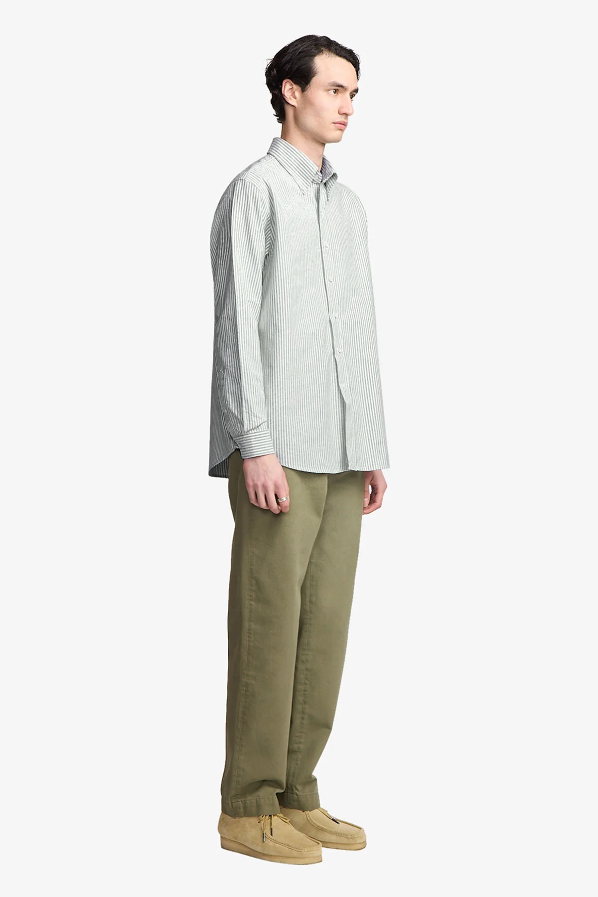 Dexter green stripe button down - Image 6