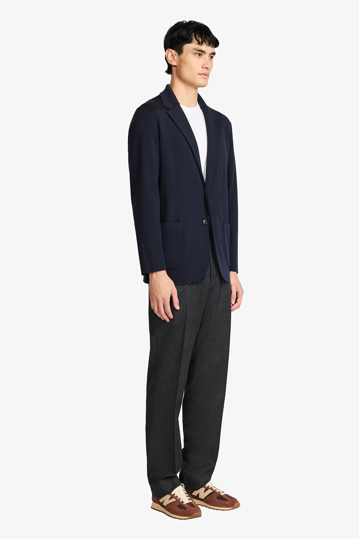 Draw Trouser - Wool In Natural Stretch - Image 6