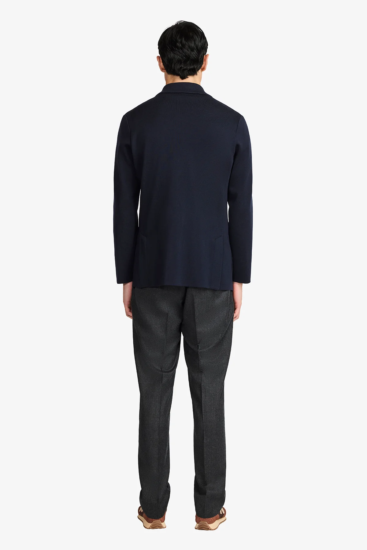Draw Trouser - Wool In Natural Stretch - Image 7