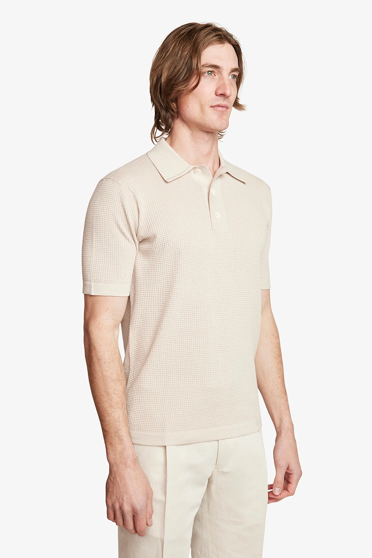 Evan Polo Shirt - Beige - Image 4
