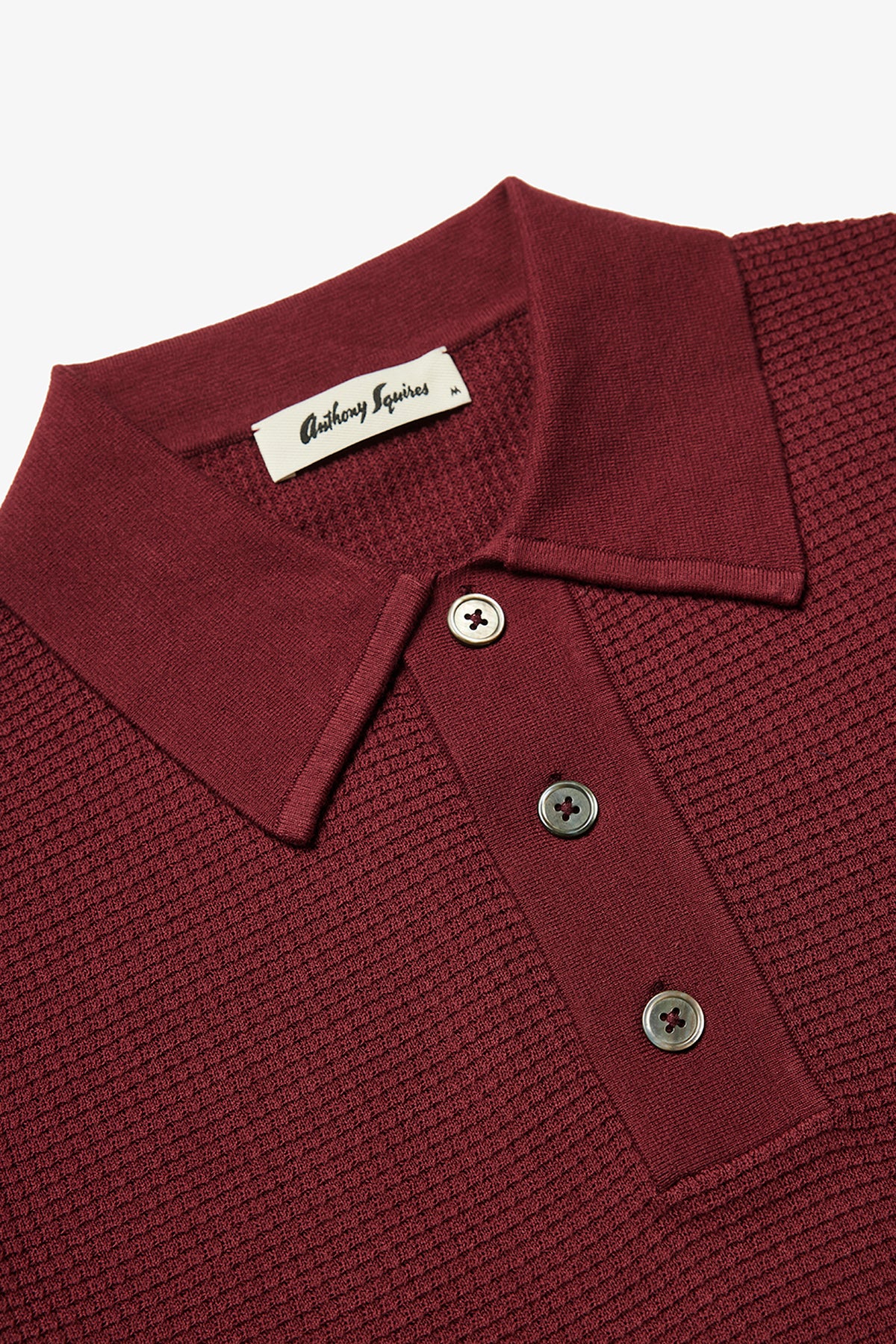 Evan Polo Shirt - Burgundy - Image 3