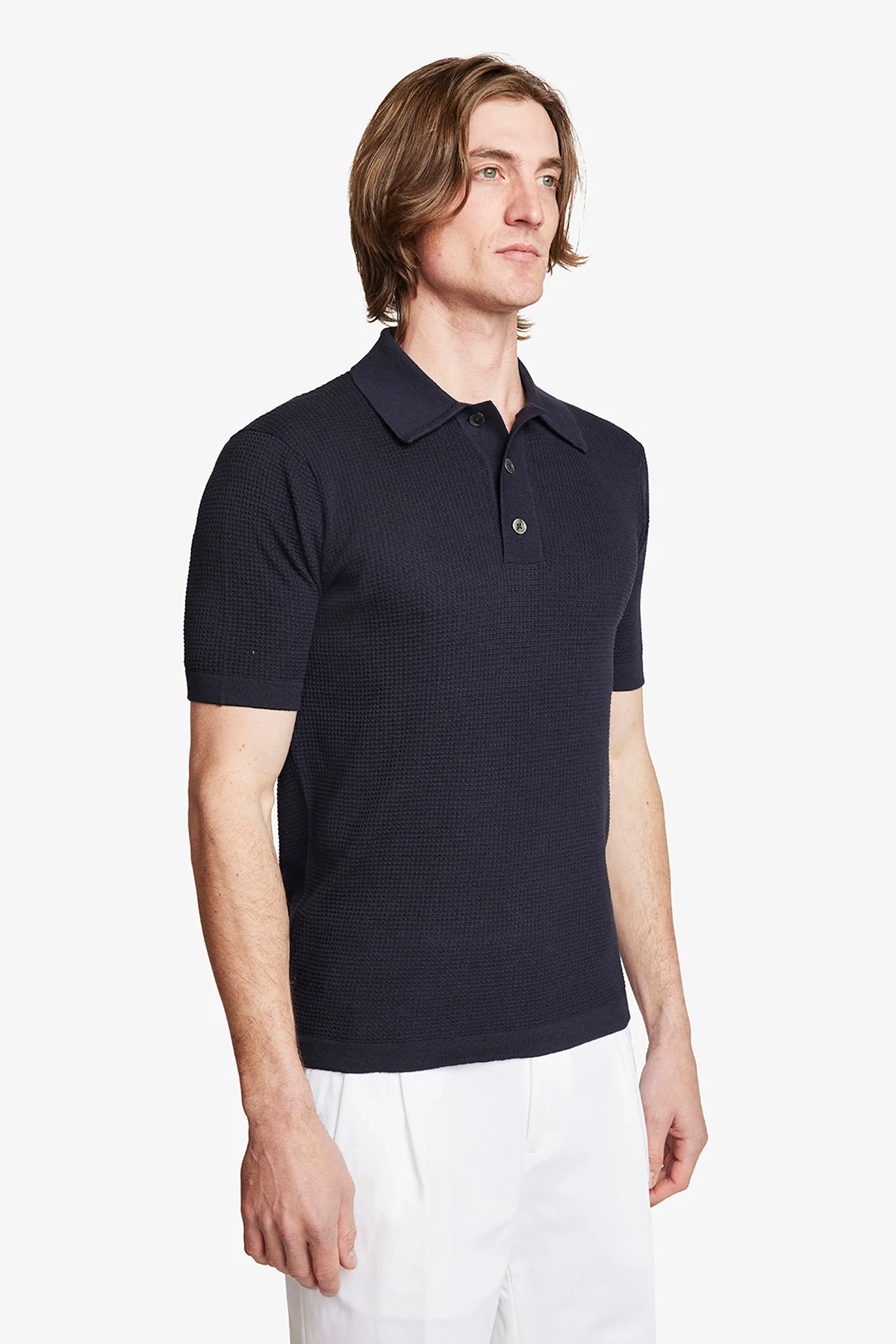 Evan Polo Shirt - Navy Blue - Image 4