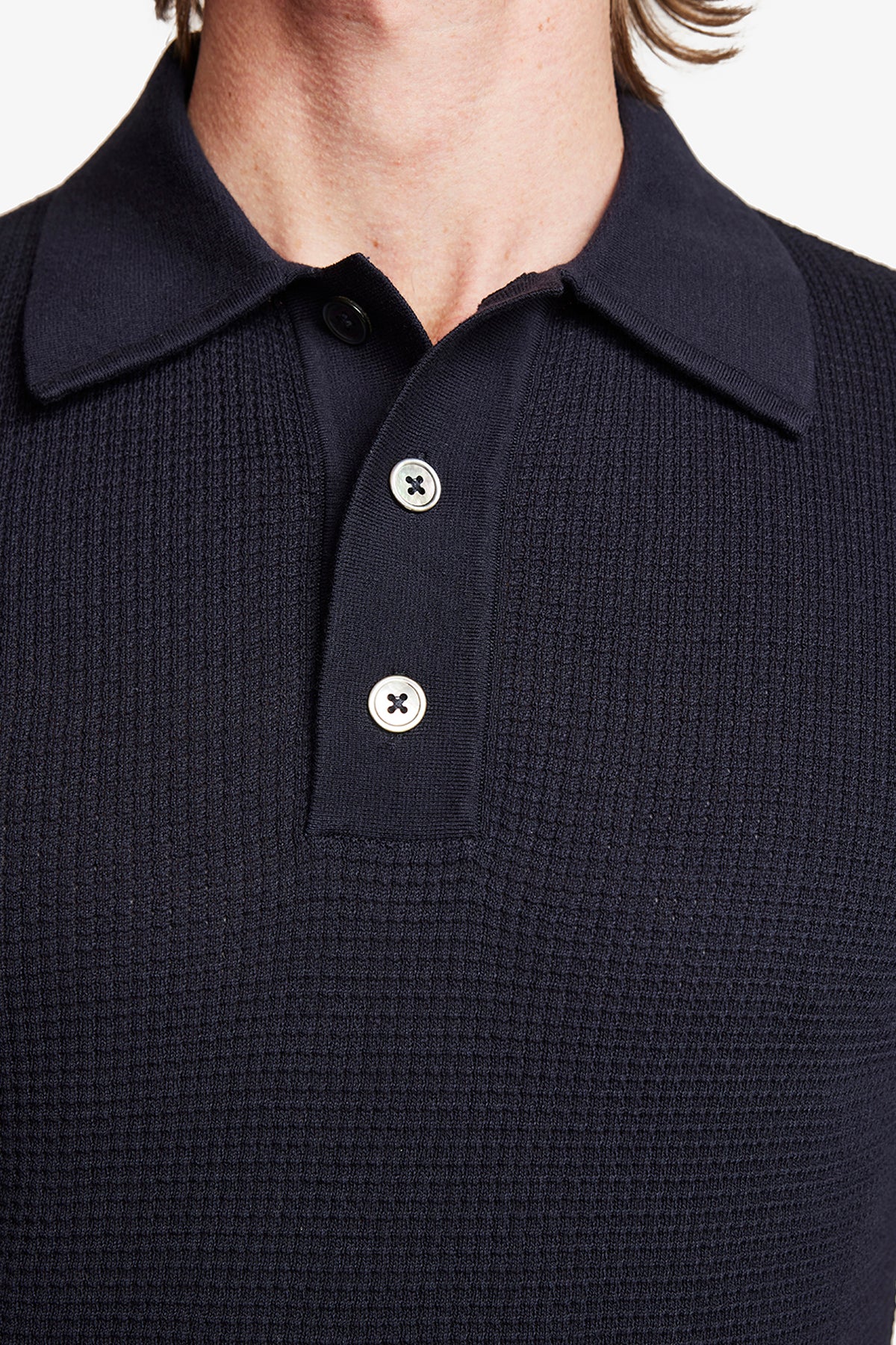 Evan Polo Shirt - Navy Blue - Image 5