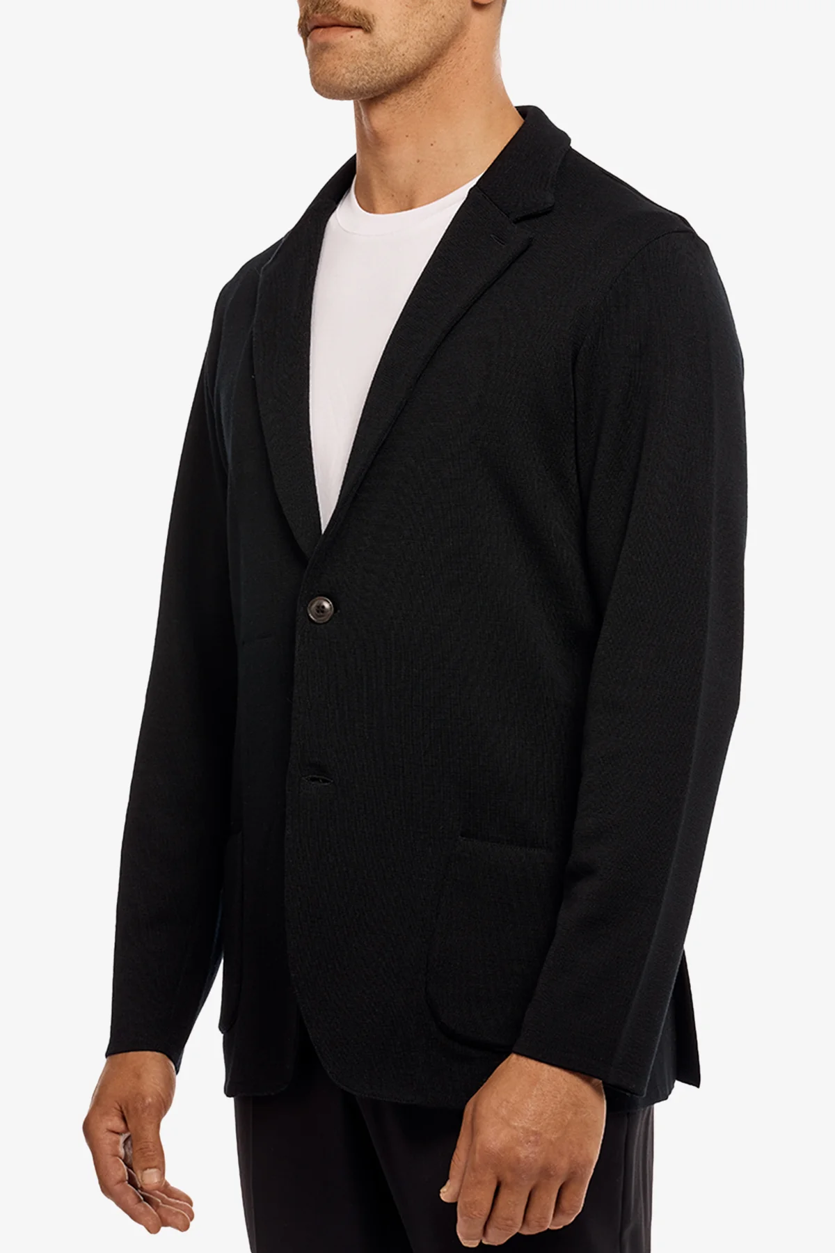 Flo - Black Cardigan Blazer - Image 5