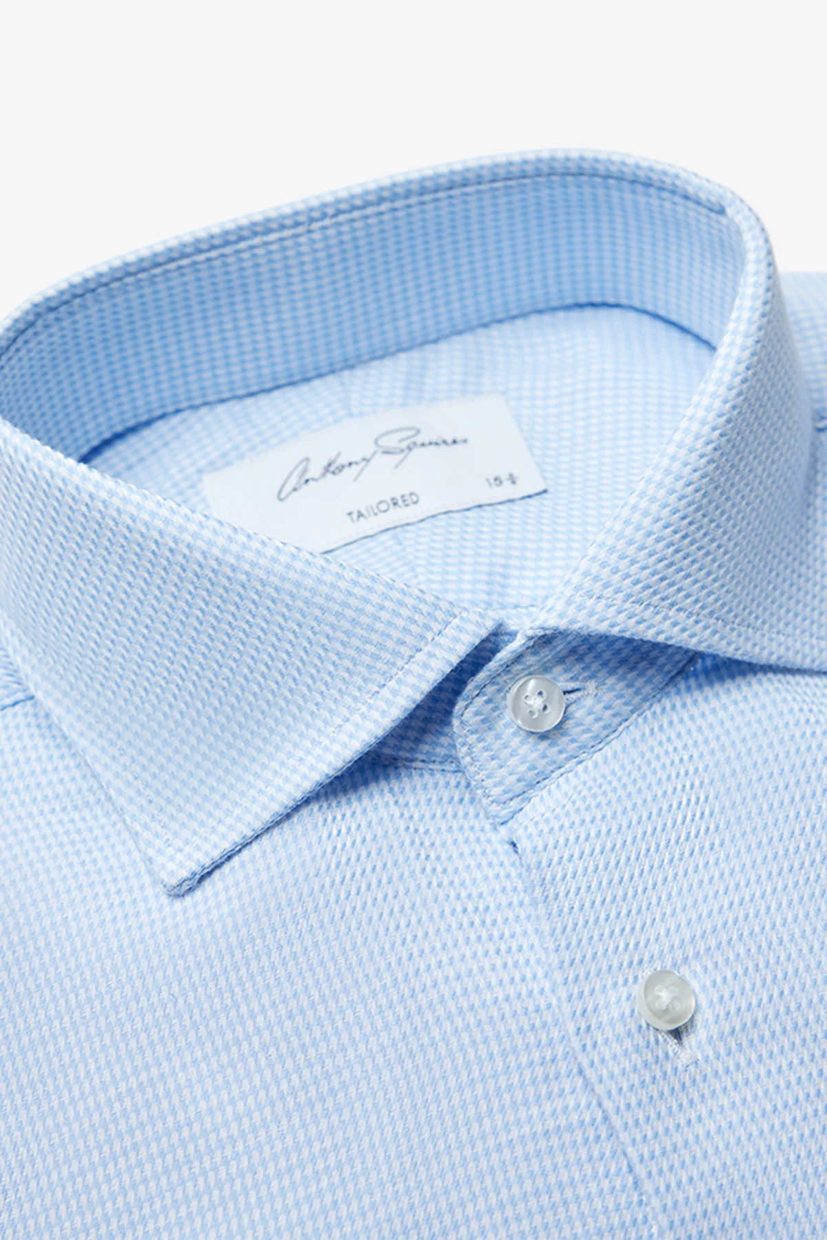 Garret - Blue fine houndstooth - Image 2