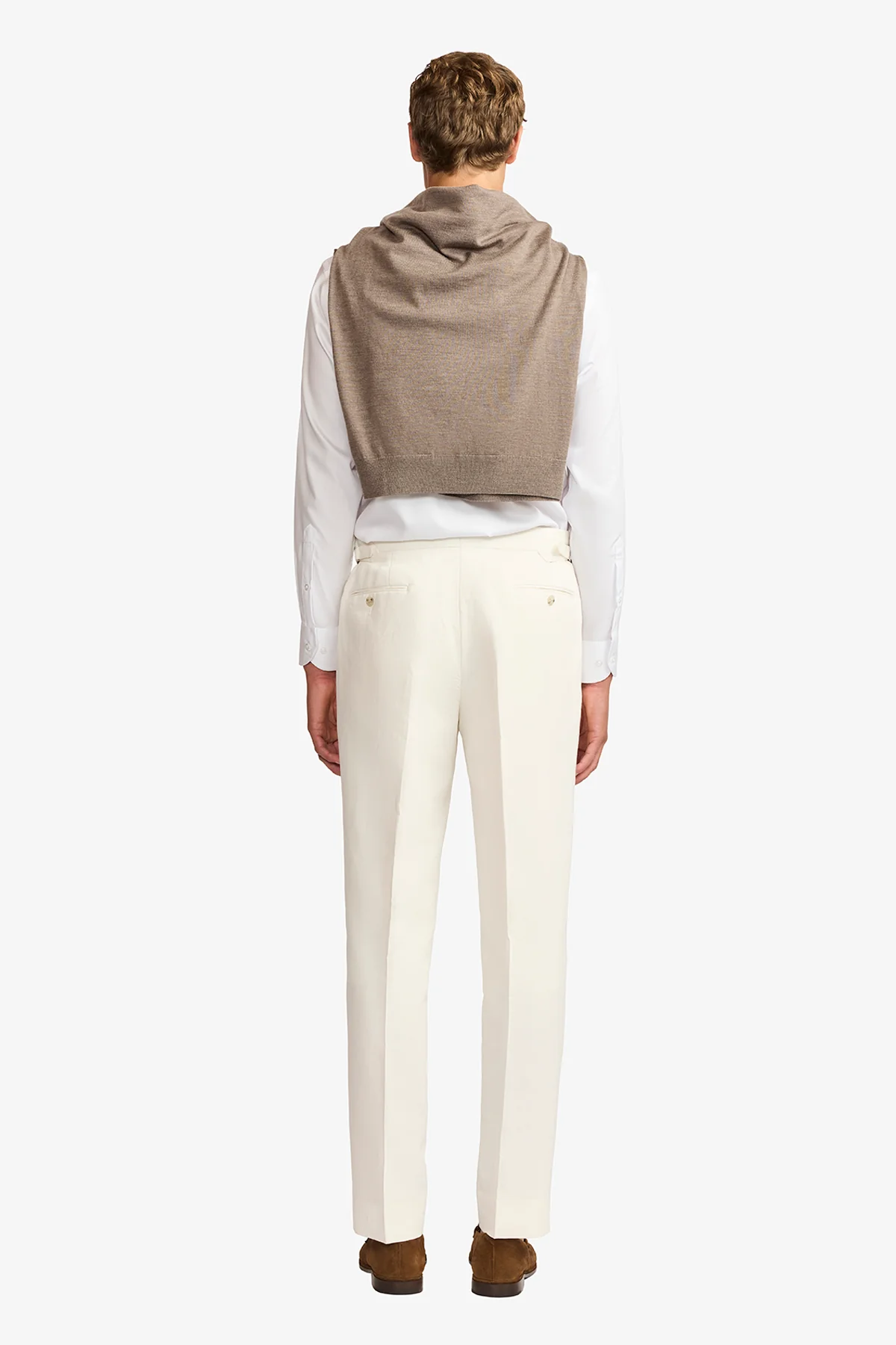 Gian trousers - Linen/cotton in Soft ivory - Image 9