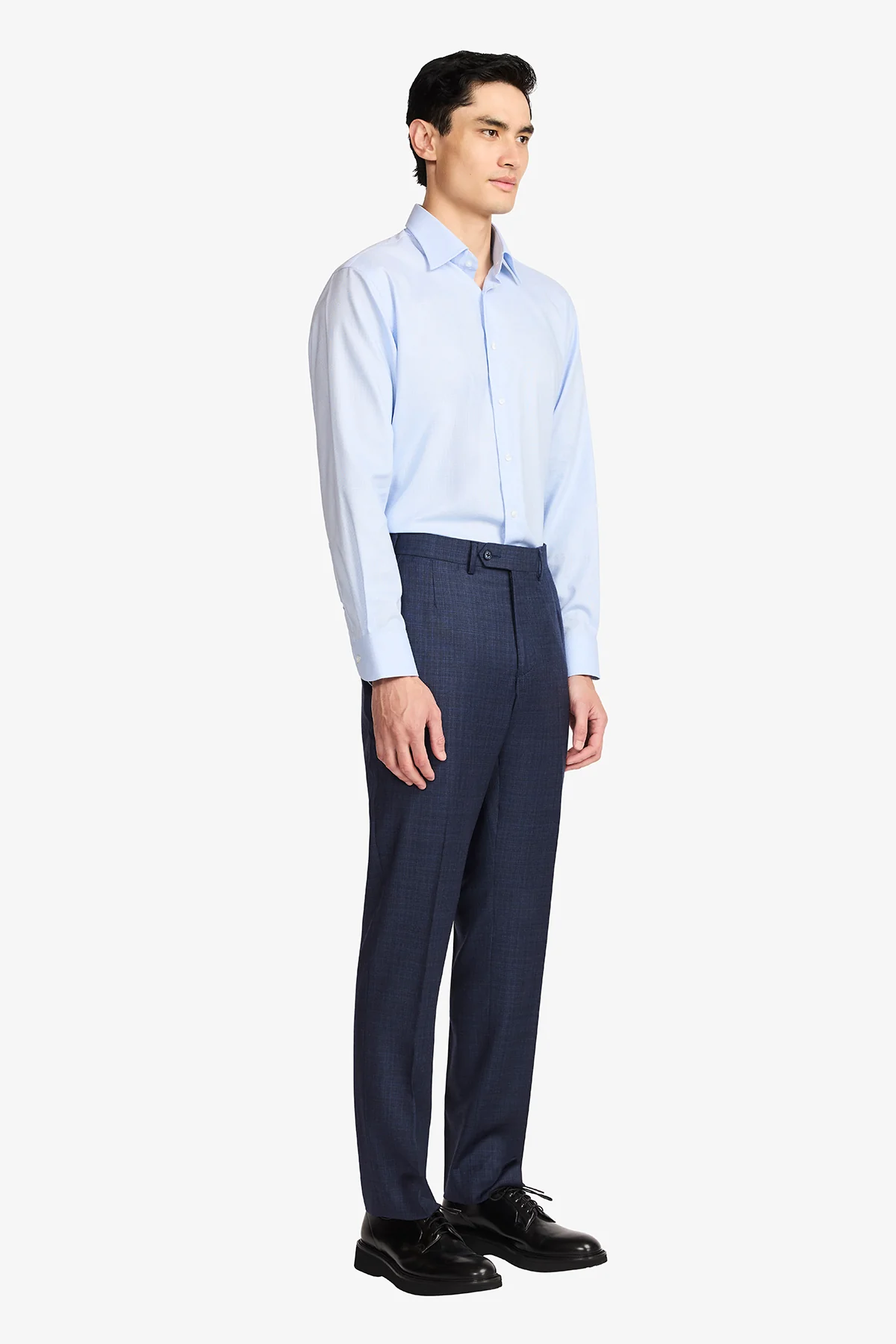 Gus Formal Shirt - Blue Microdesign - Image 4