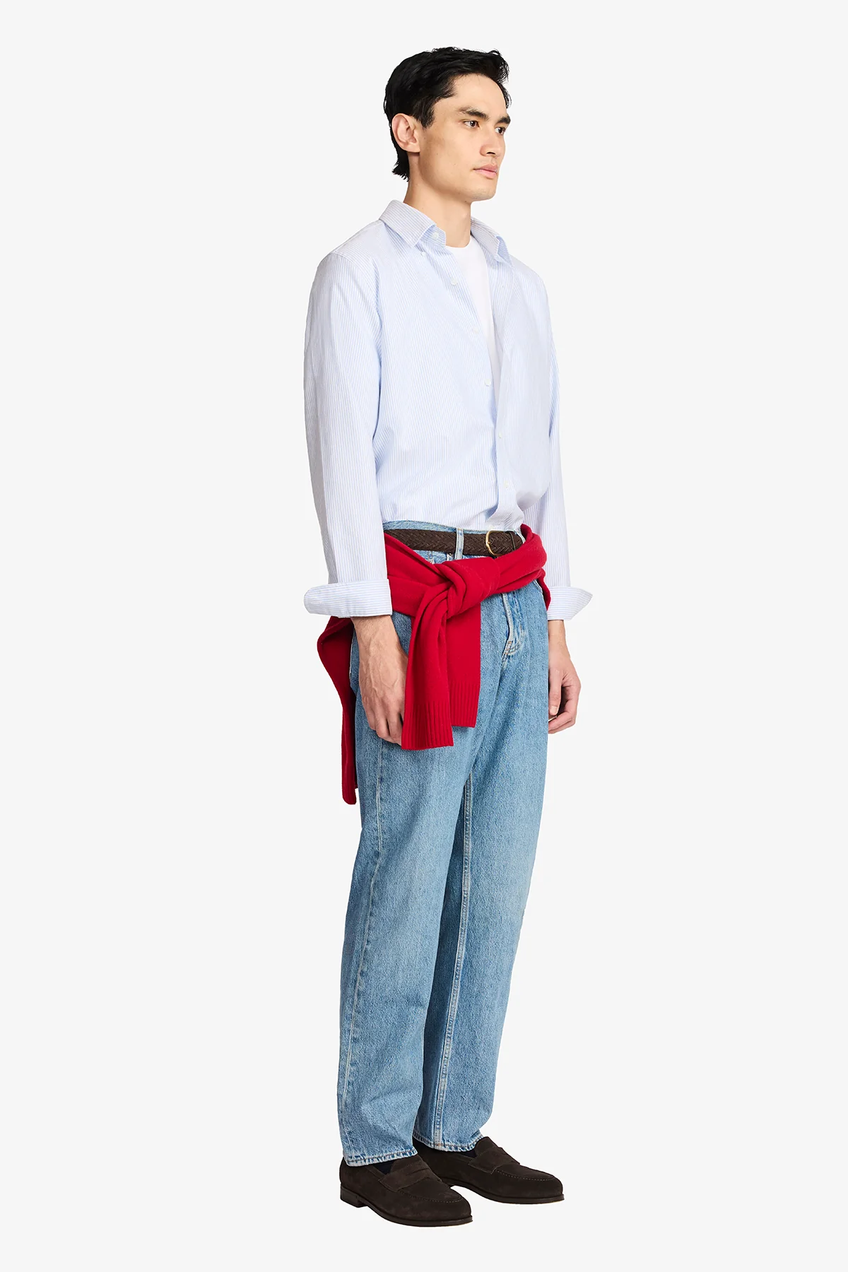 Kane Blue Stripe Oxford - Image 5