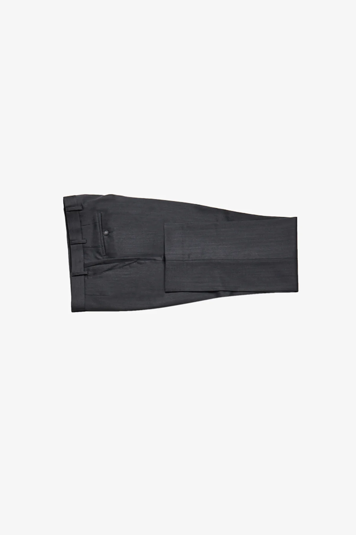 Kennedy Super 120's, charcoal herringbone - Image 8