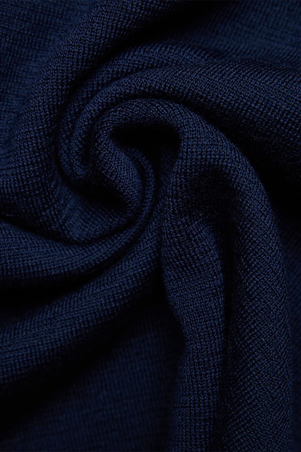Heavy weight blue L/S polo - Image 4