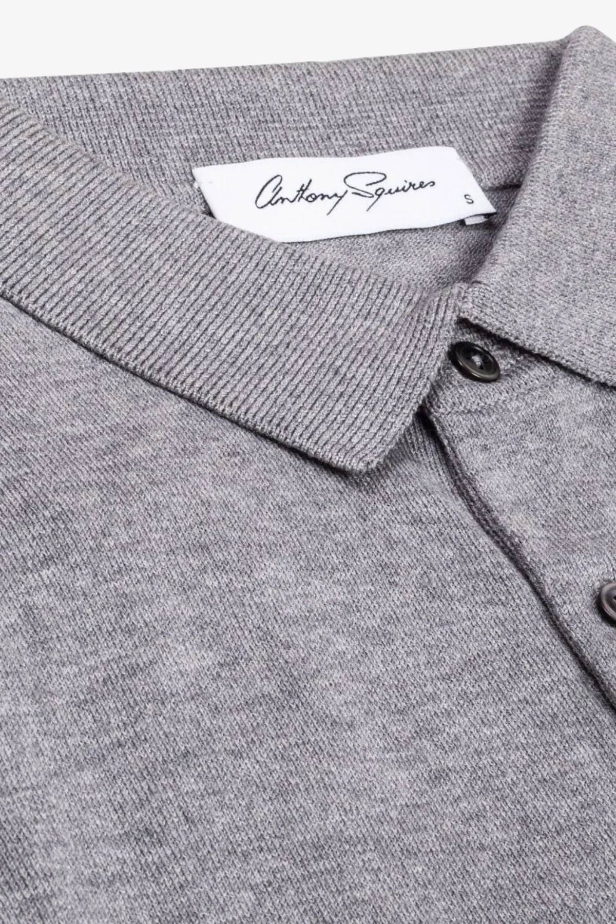 Leroy - Mid Grey Polo - Image 2