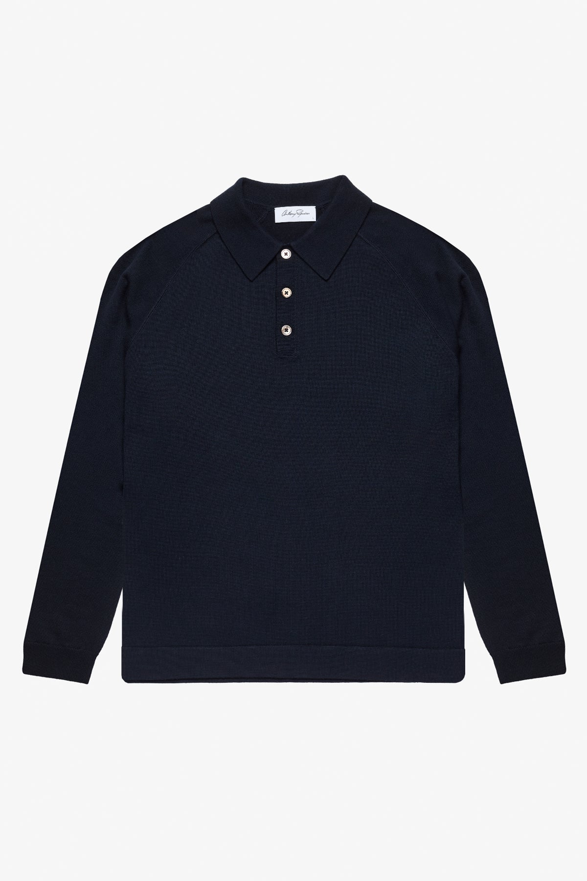 Loom Navy Raglan Knit