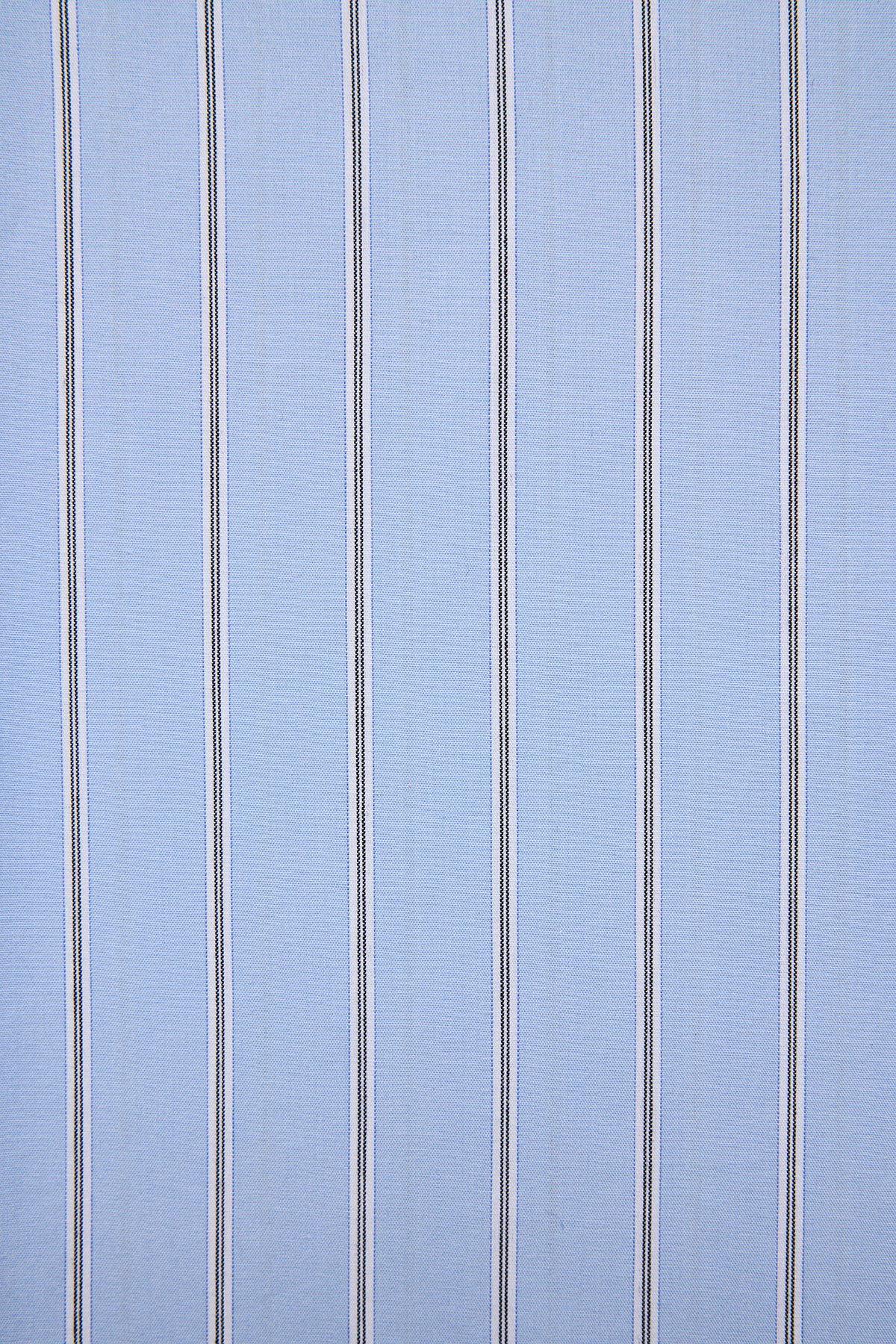 Ly blue stripe poplin S/S shirt - Image 4