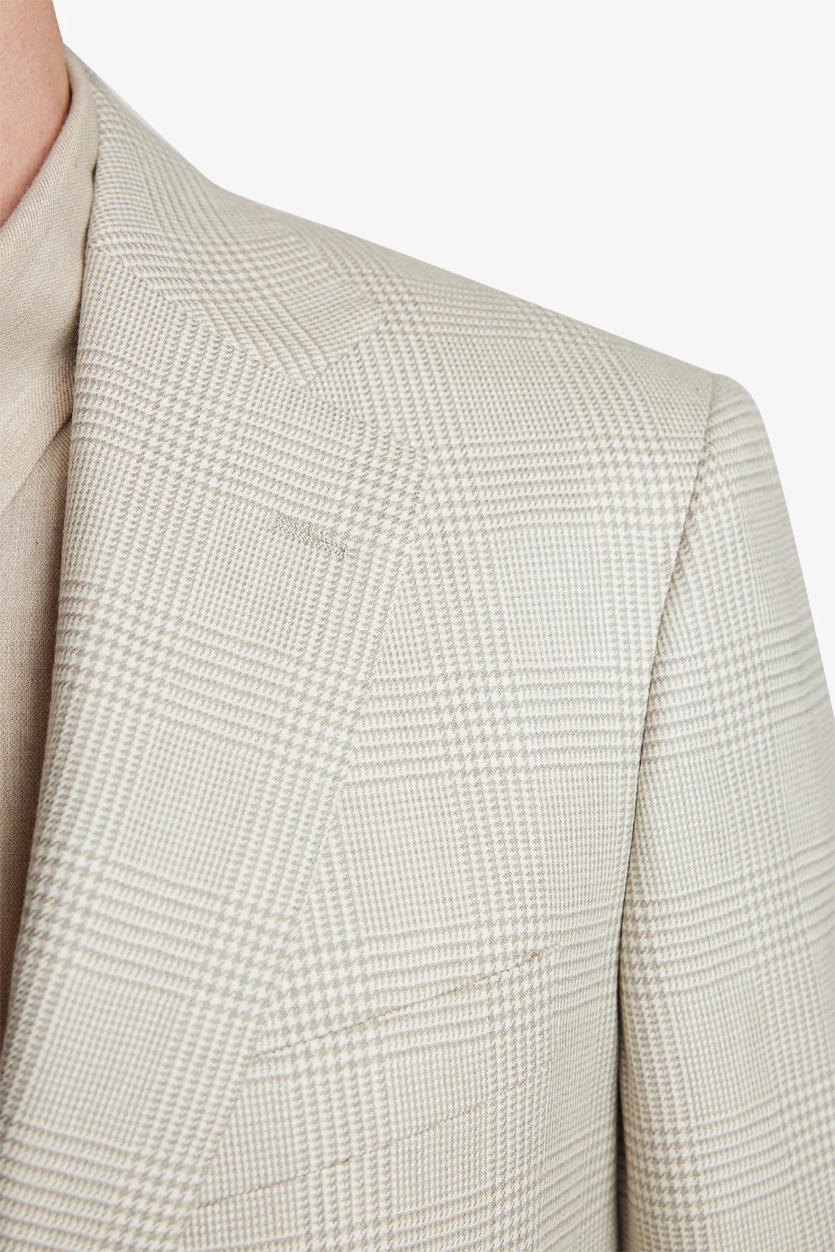 Marcus - Beige tonal check - Image 9