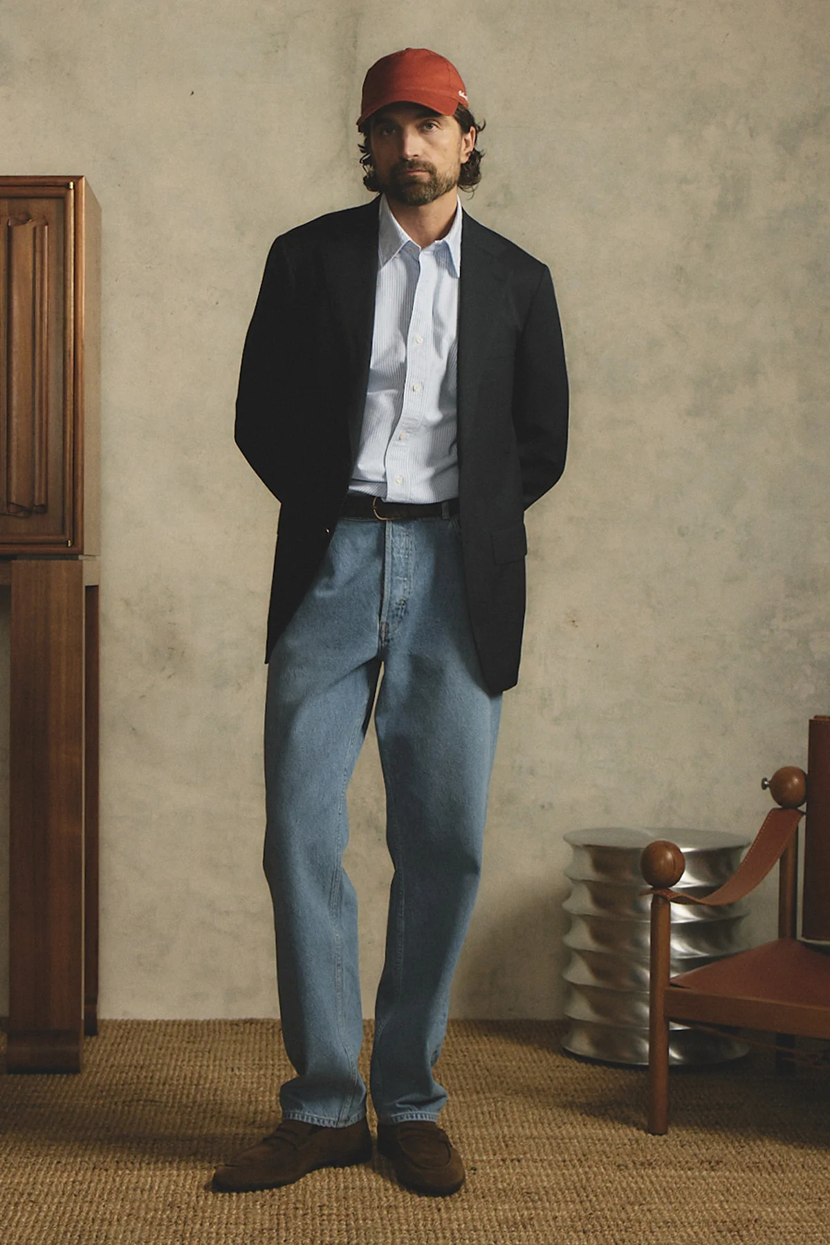 Marcus Super fine blue twill - Image 10