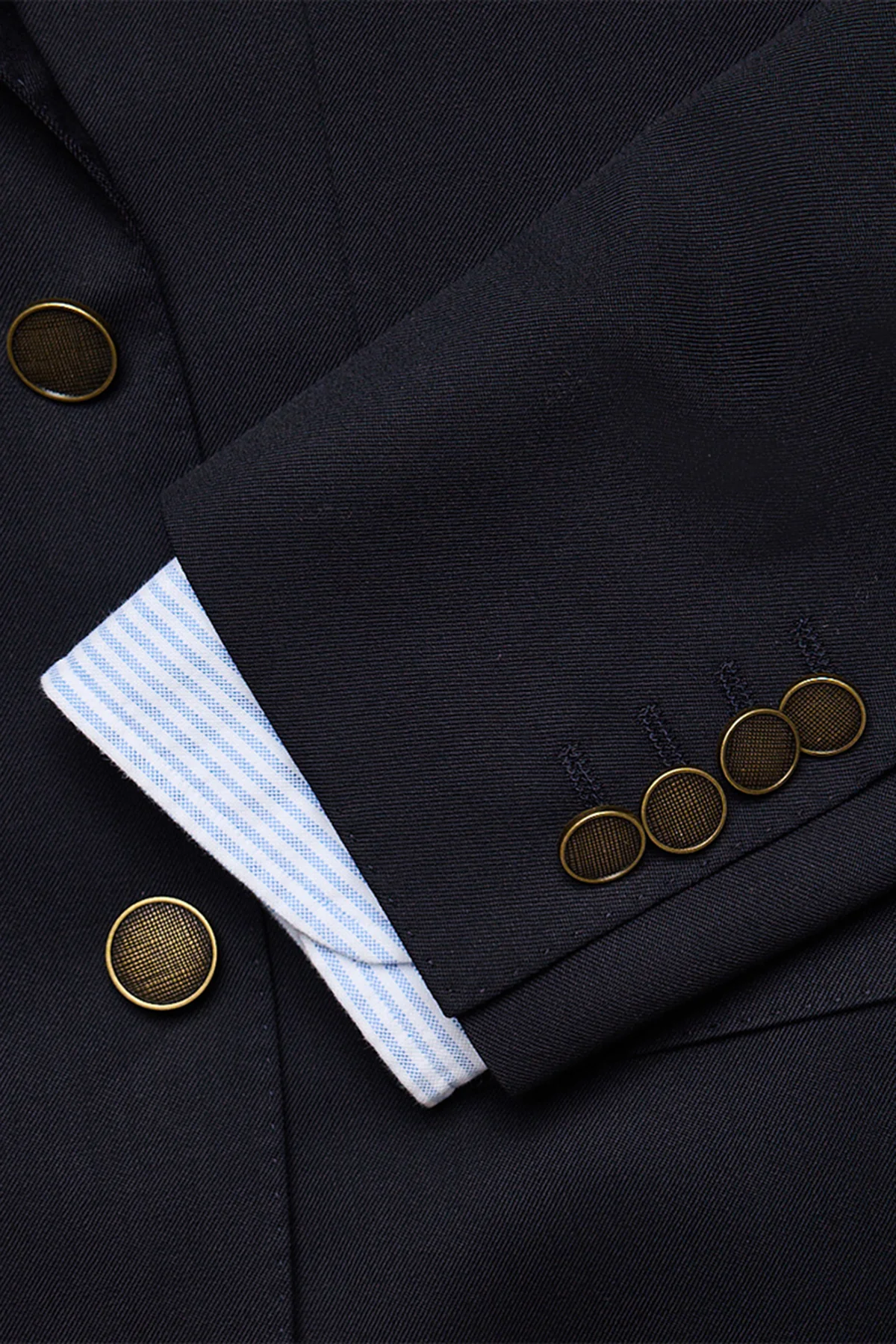 Marcus Super fine blue twill - Image 6