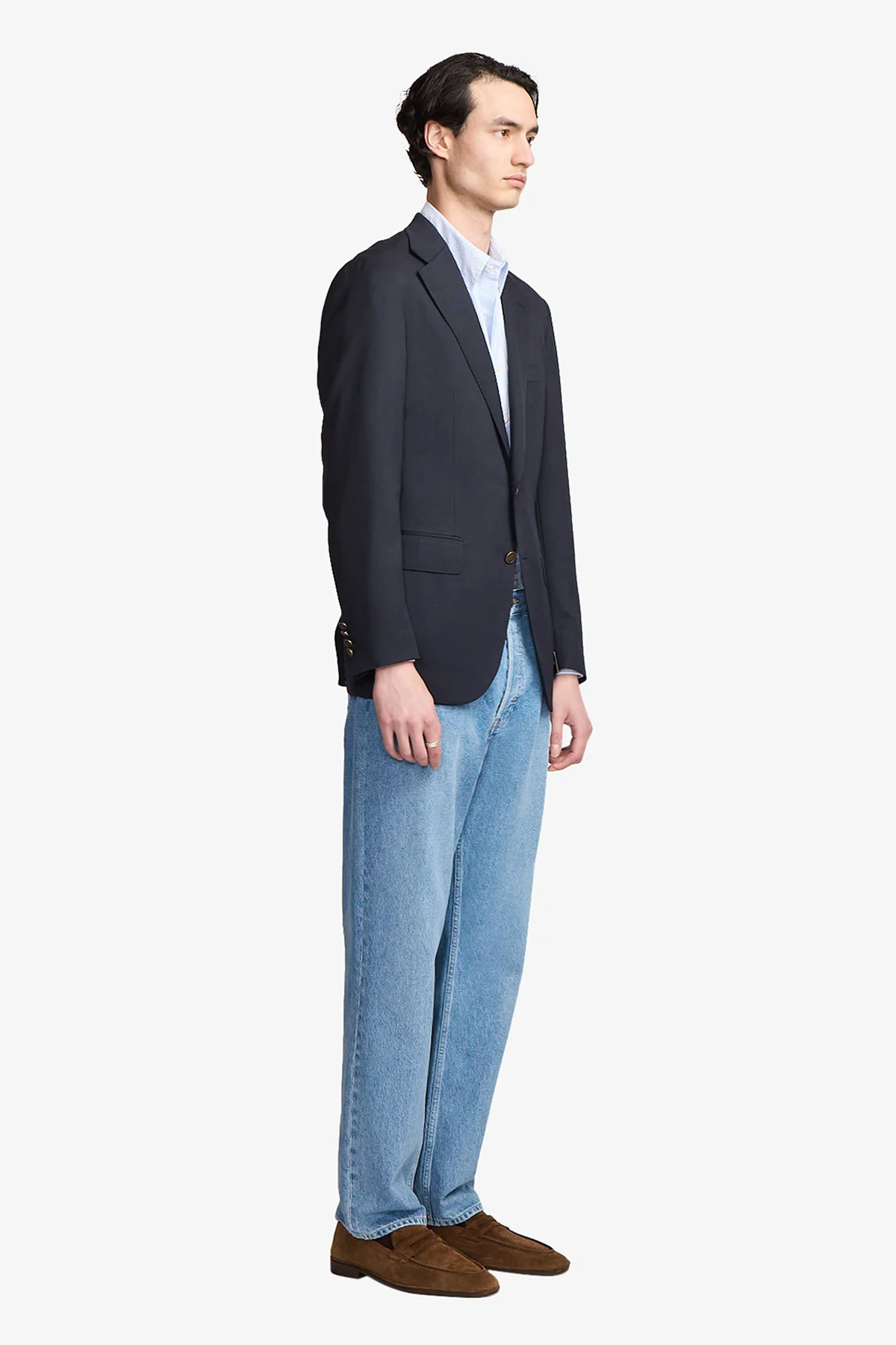Marcus Super fine blue twill - Image 8