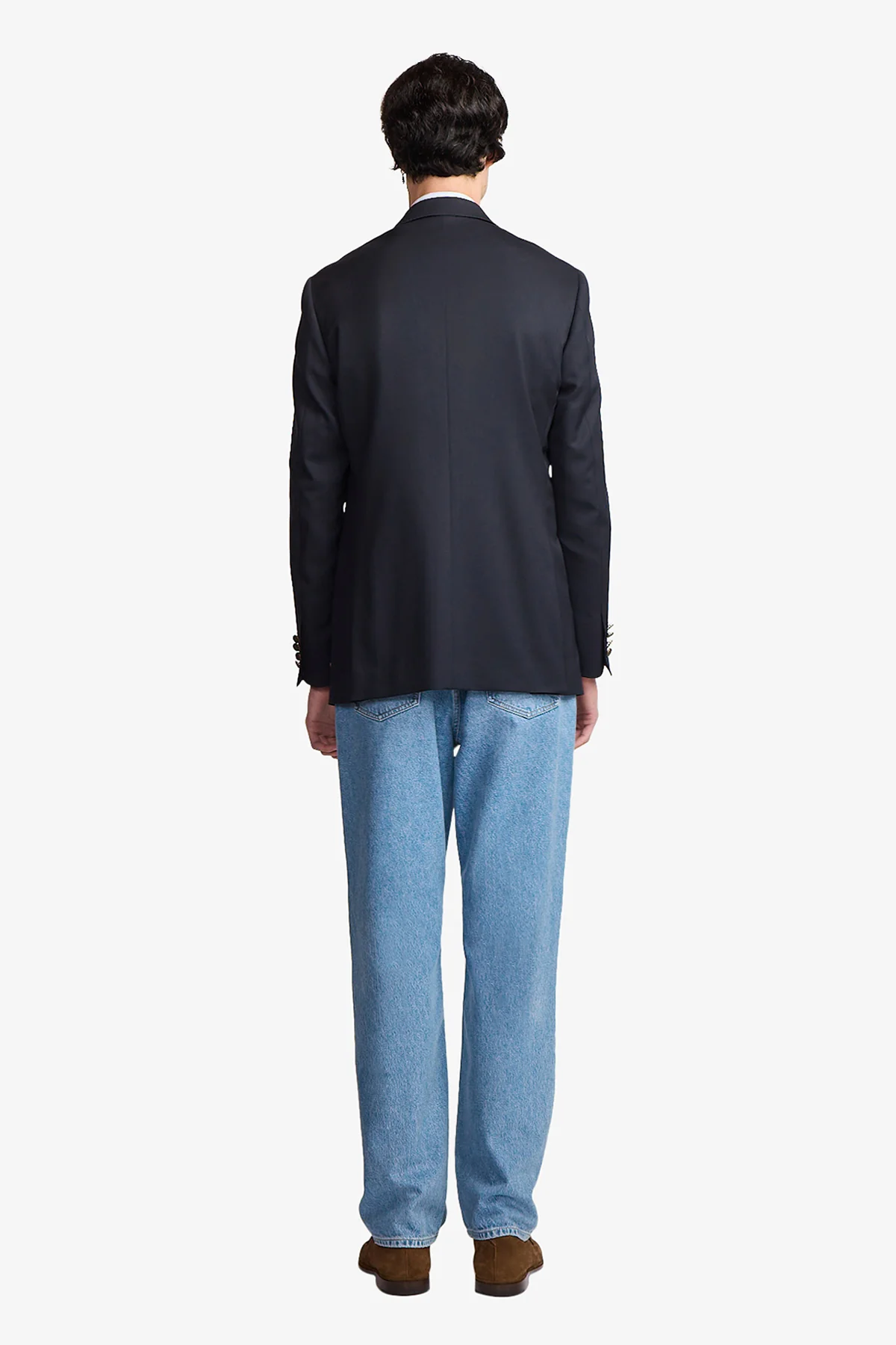 Marcus Super fine blue twill - Image 9