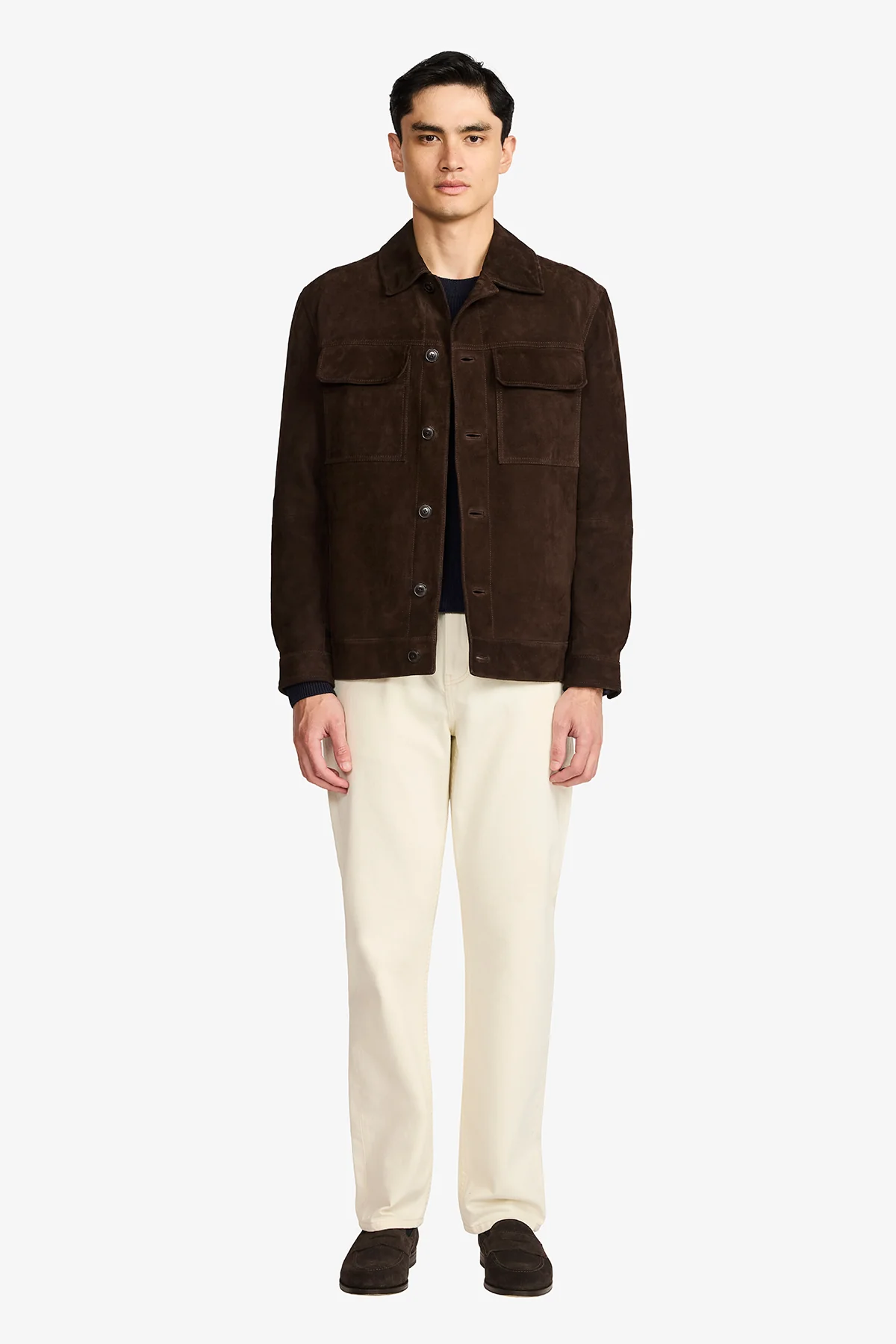 Mercer Brown Suede Jacket - Image 2