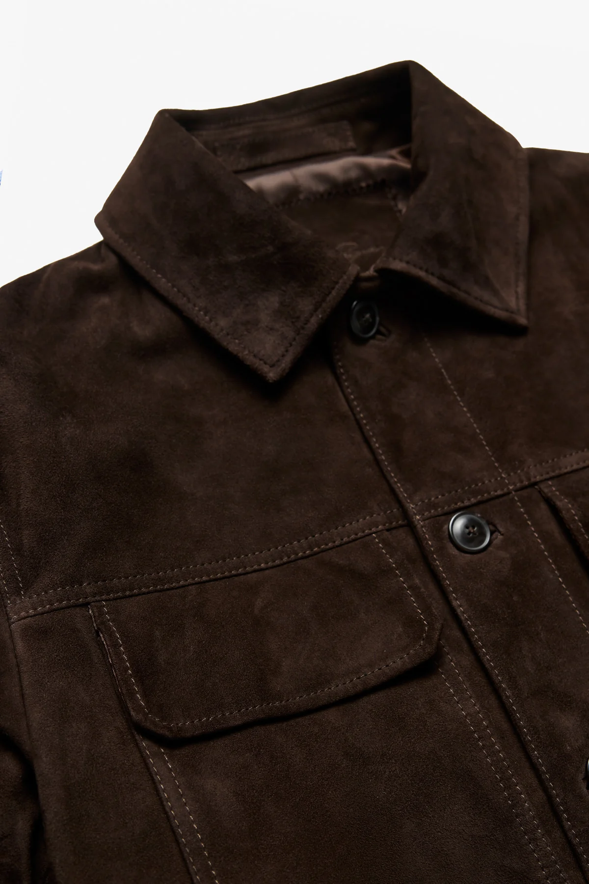 Mercer Brown Suede Jacket - Image 3