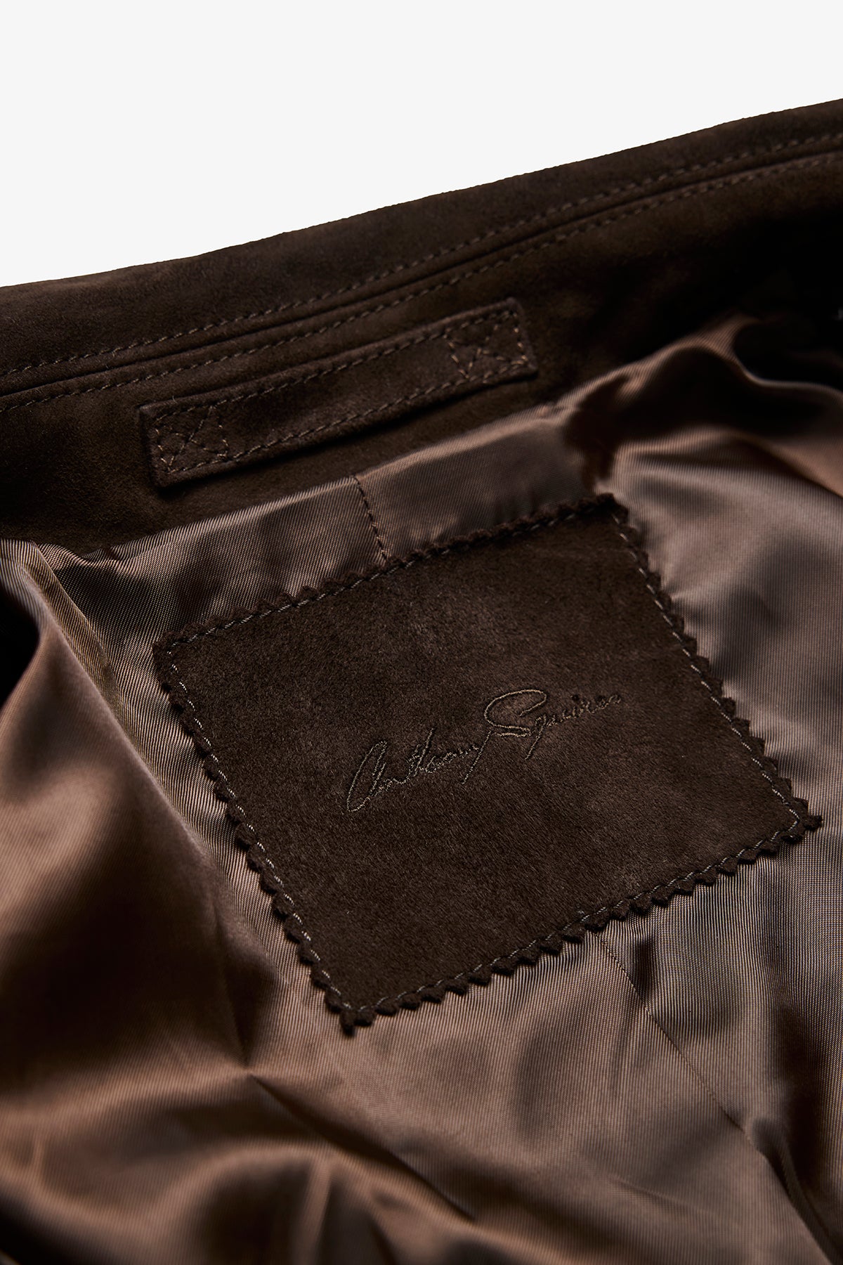 Mercer Brown Suede Jacket - Image 4