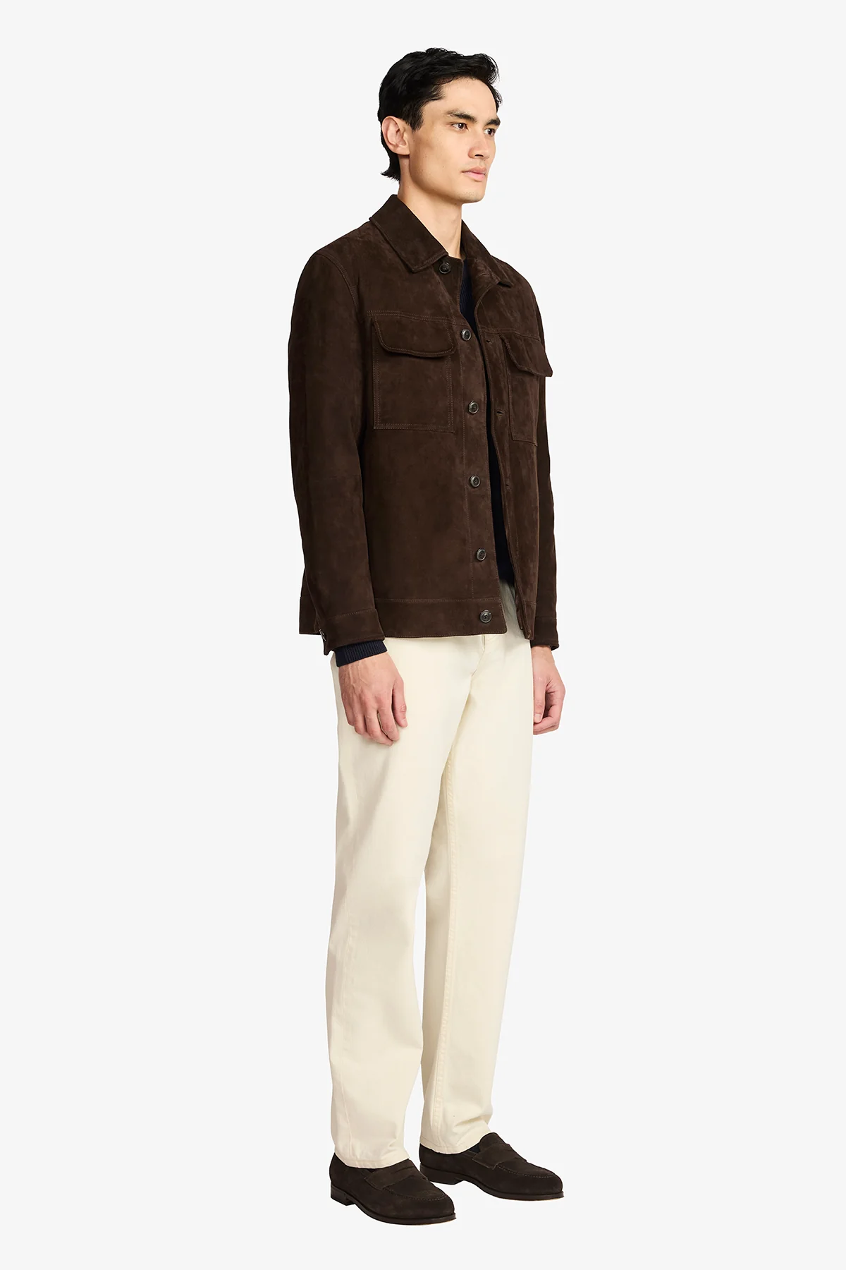Mercer Brown Suede Jacket - Image 5