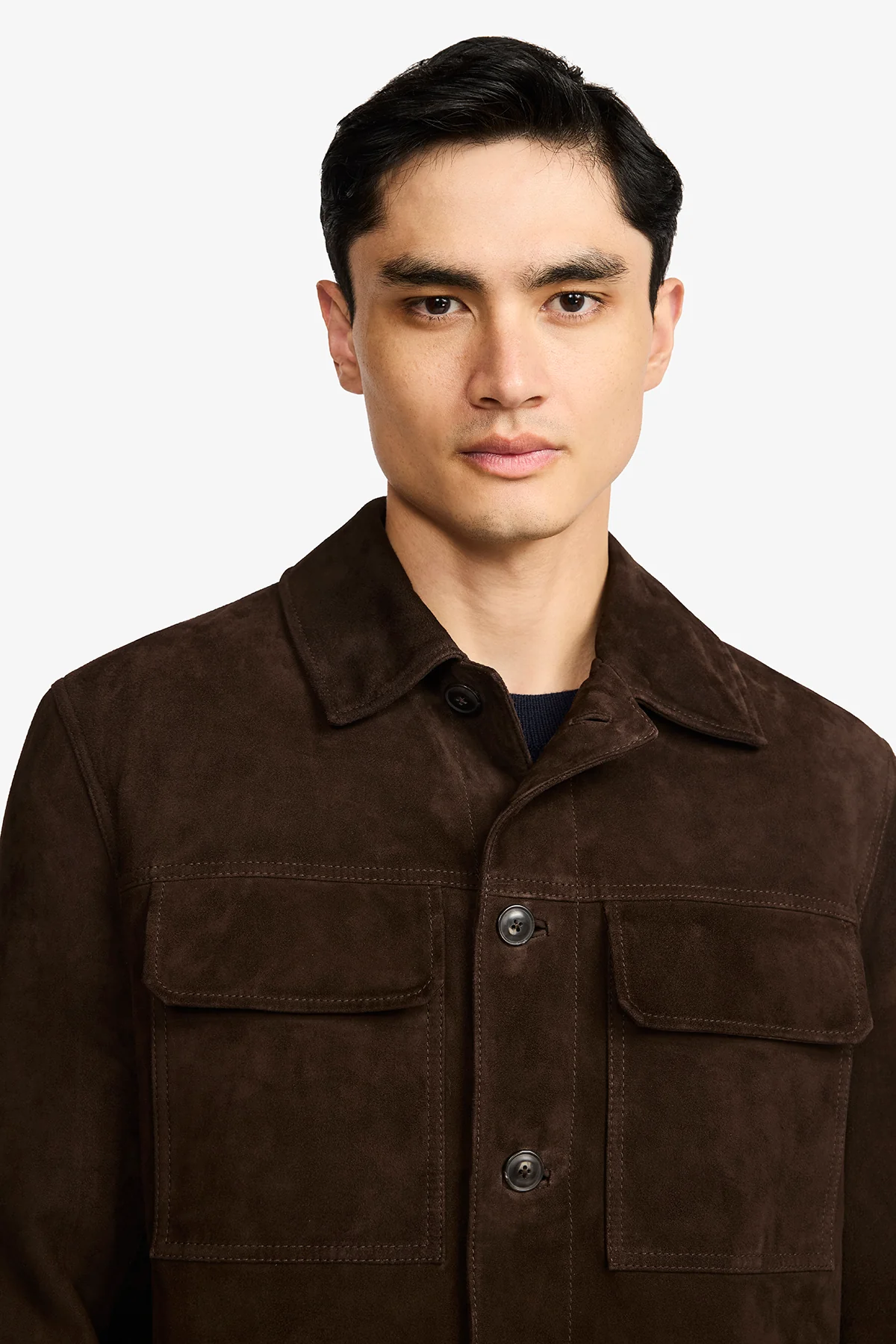 Mercer Brown Suede Jacket - Image 7