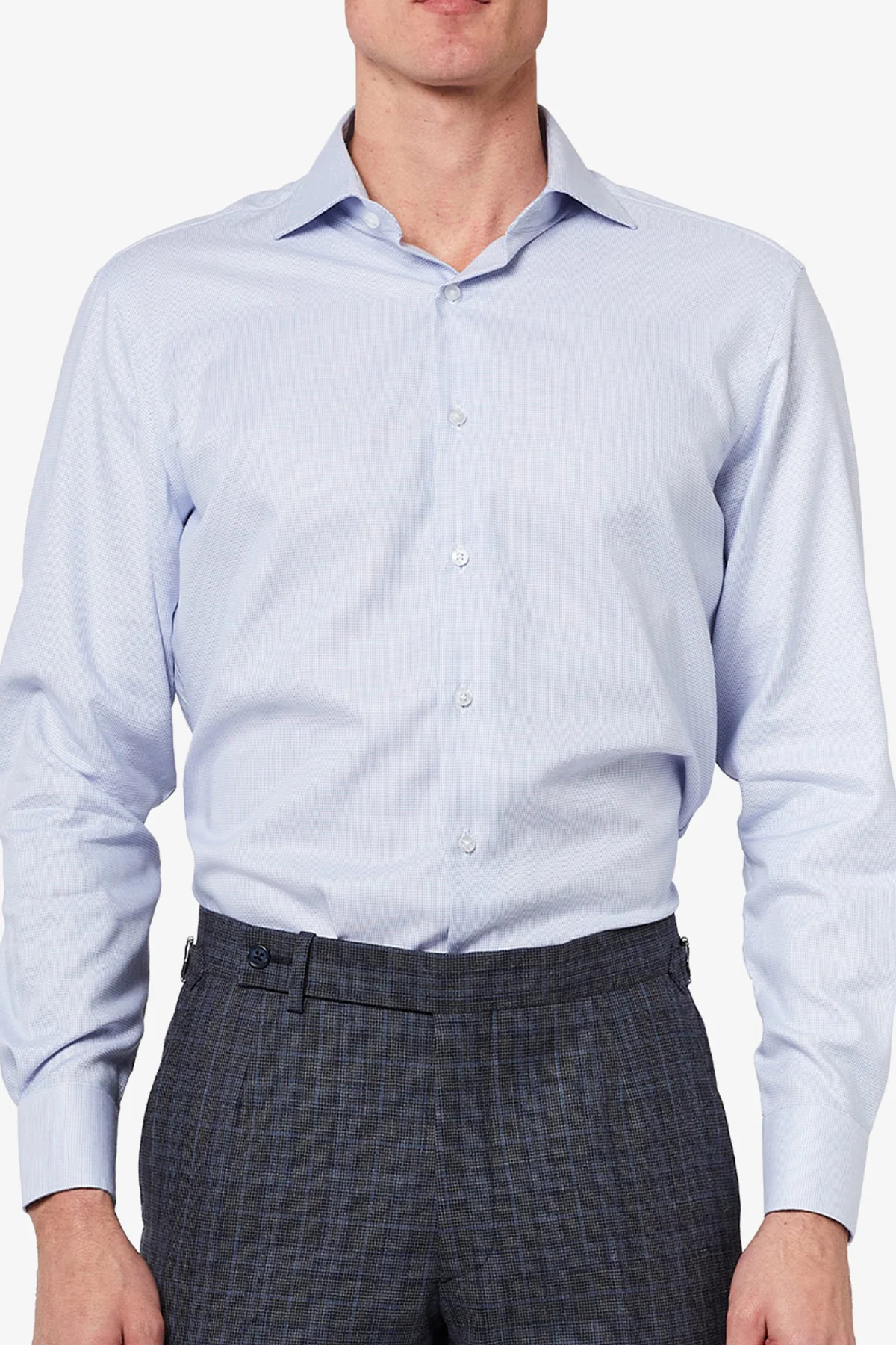Miles - Blue Business shirt - Image 3