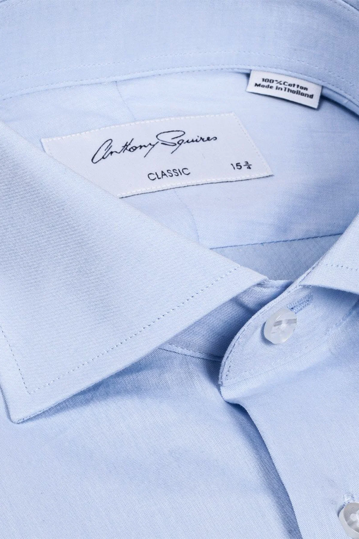 Miles - Twill Light Blue Shirt - Image 3