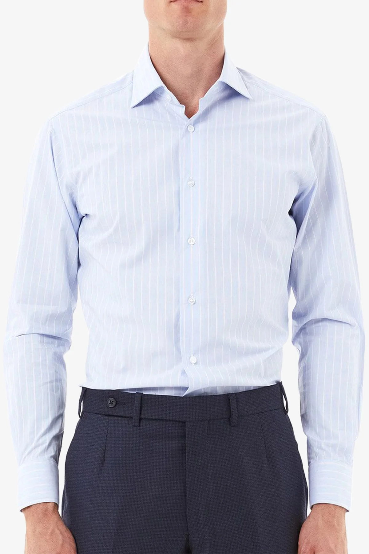 Nigel - Light Blue stripe Shirt - Image 3