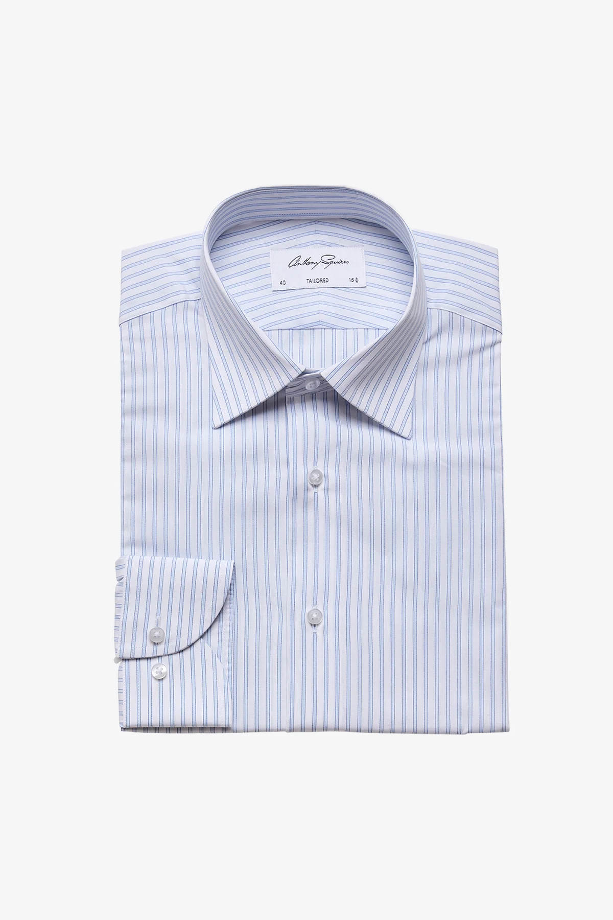 Norris formal shirt - blue stripe