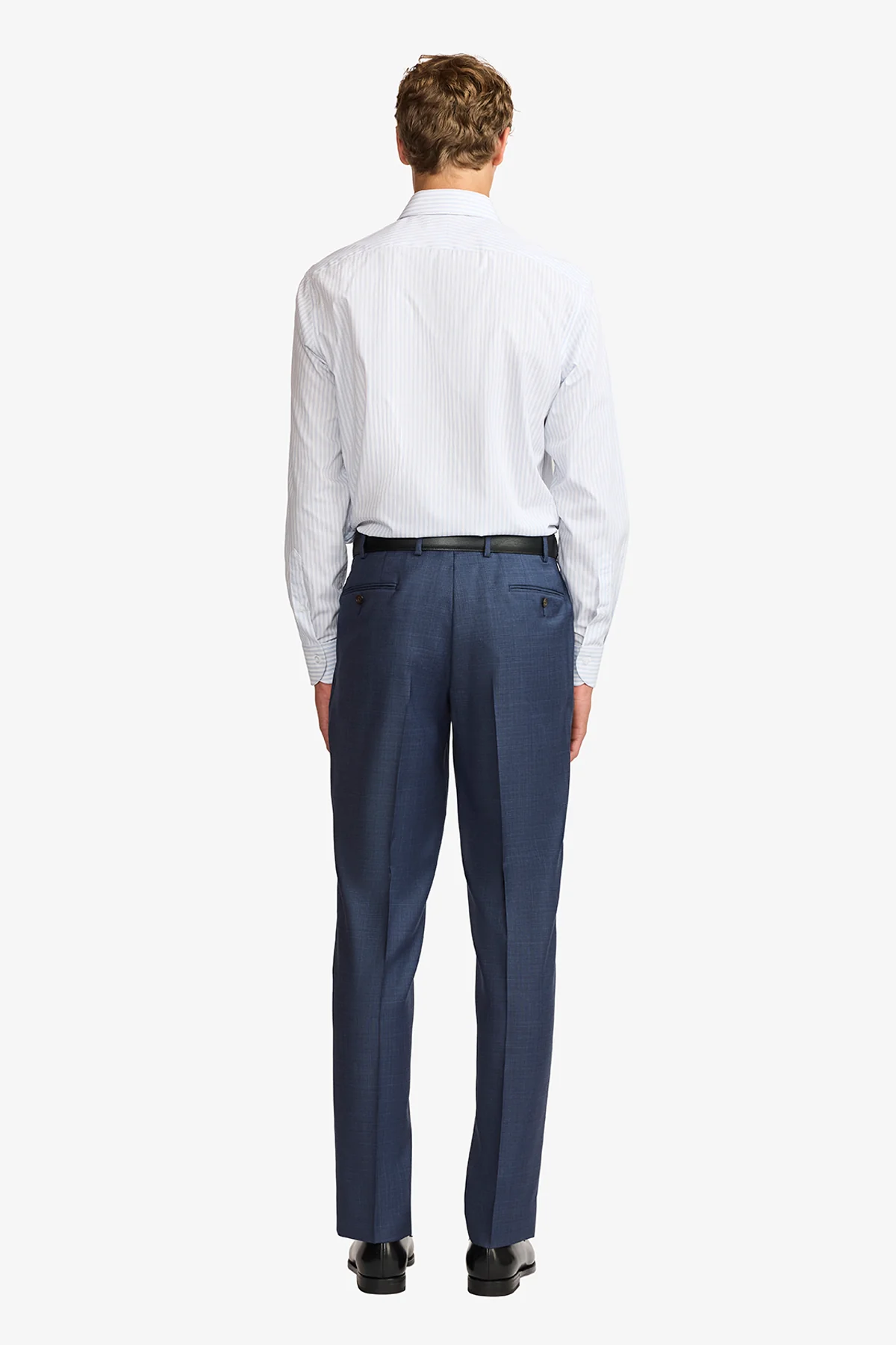 Norris formal shirt - blue stripe - Image 5