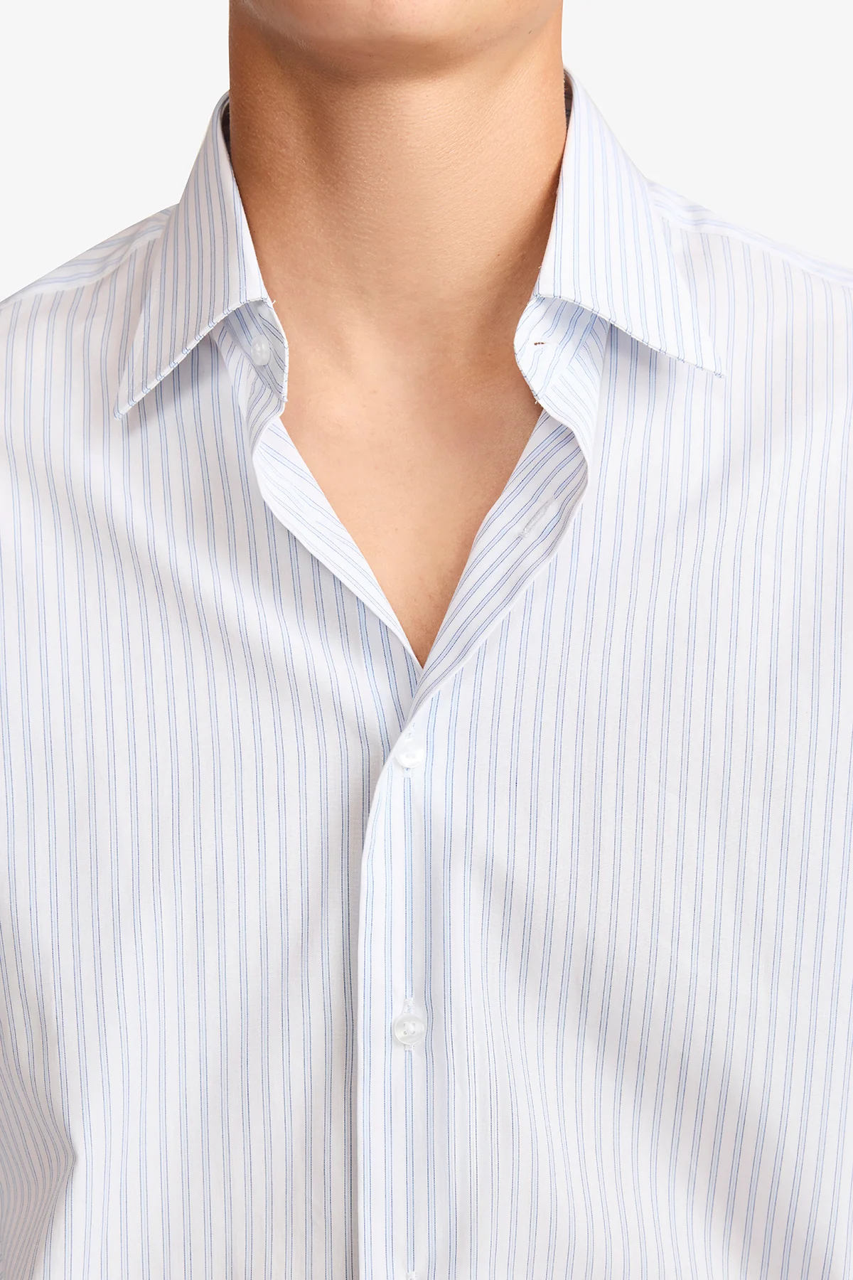 Norris formal shirt - blue stripe - Image 6